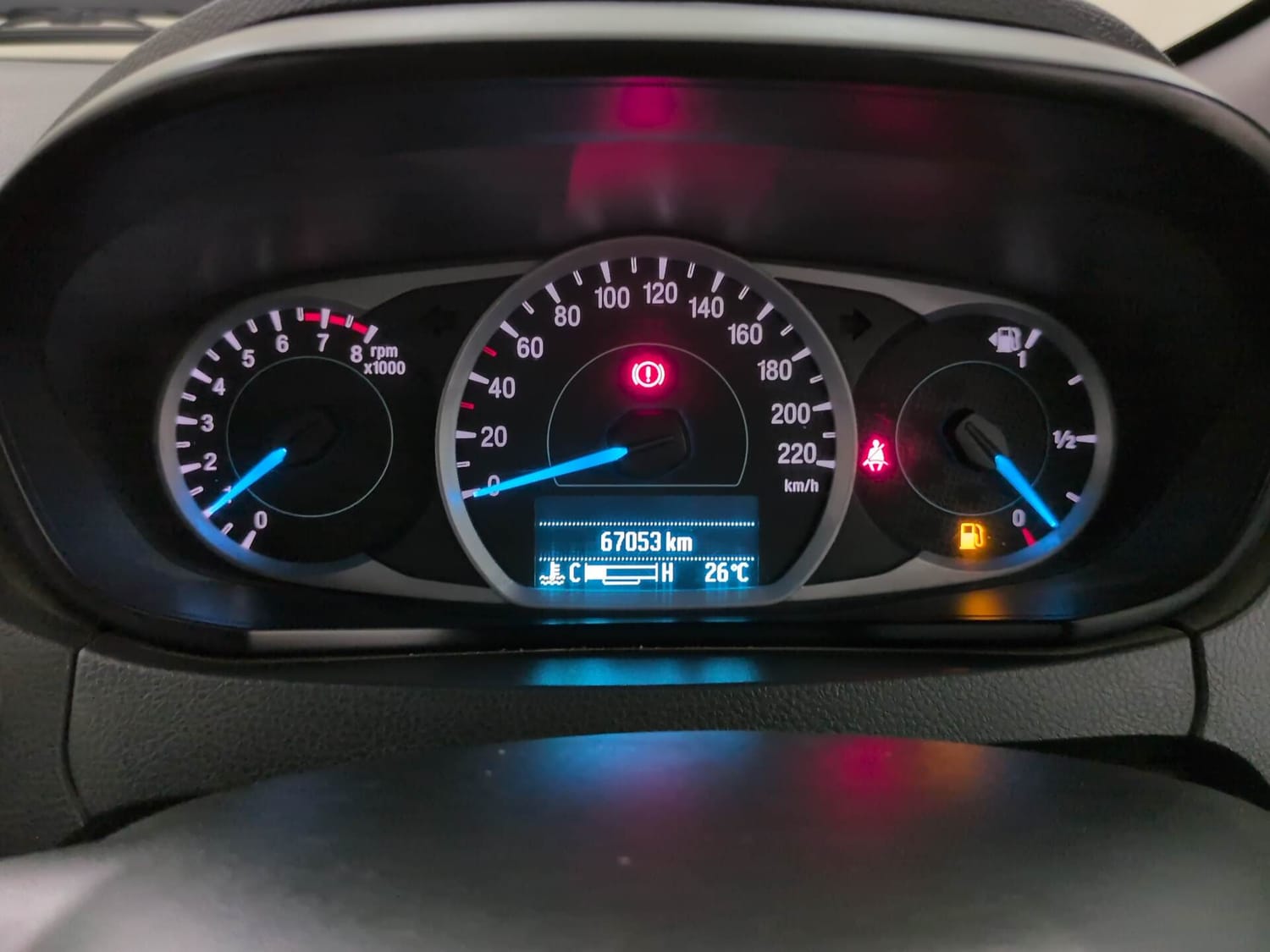 Used 2020 Ford Freestyle Titanium Plus 1.2 Ti-VCT Petrol Manual interior CLUSTERMETER VIEW