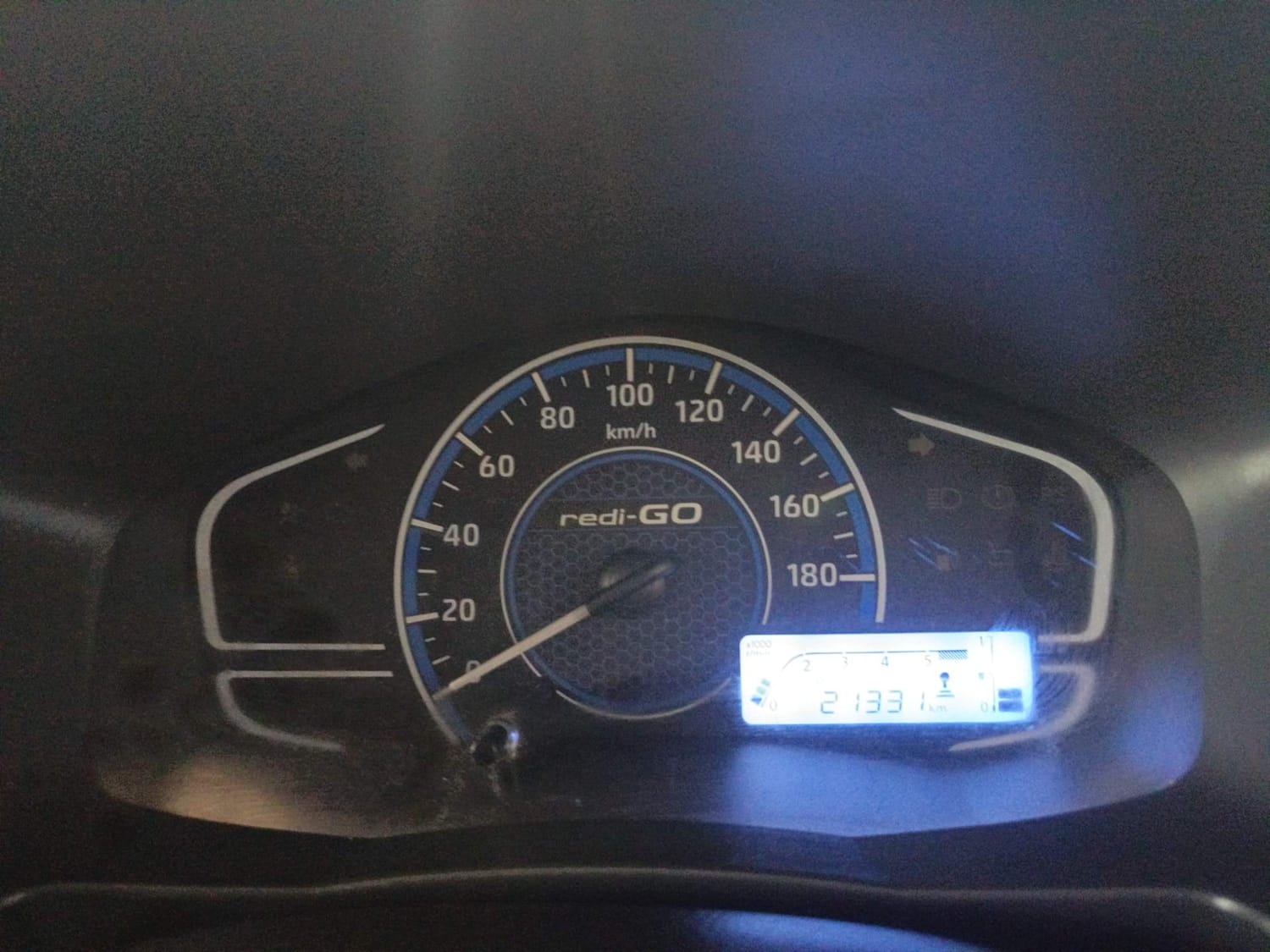 Used 2022 Datsun Redi-GO A Petrol Manual interior CLUSTERMETER VIEW