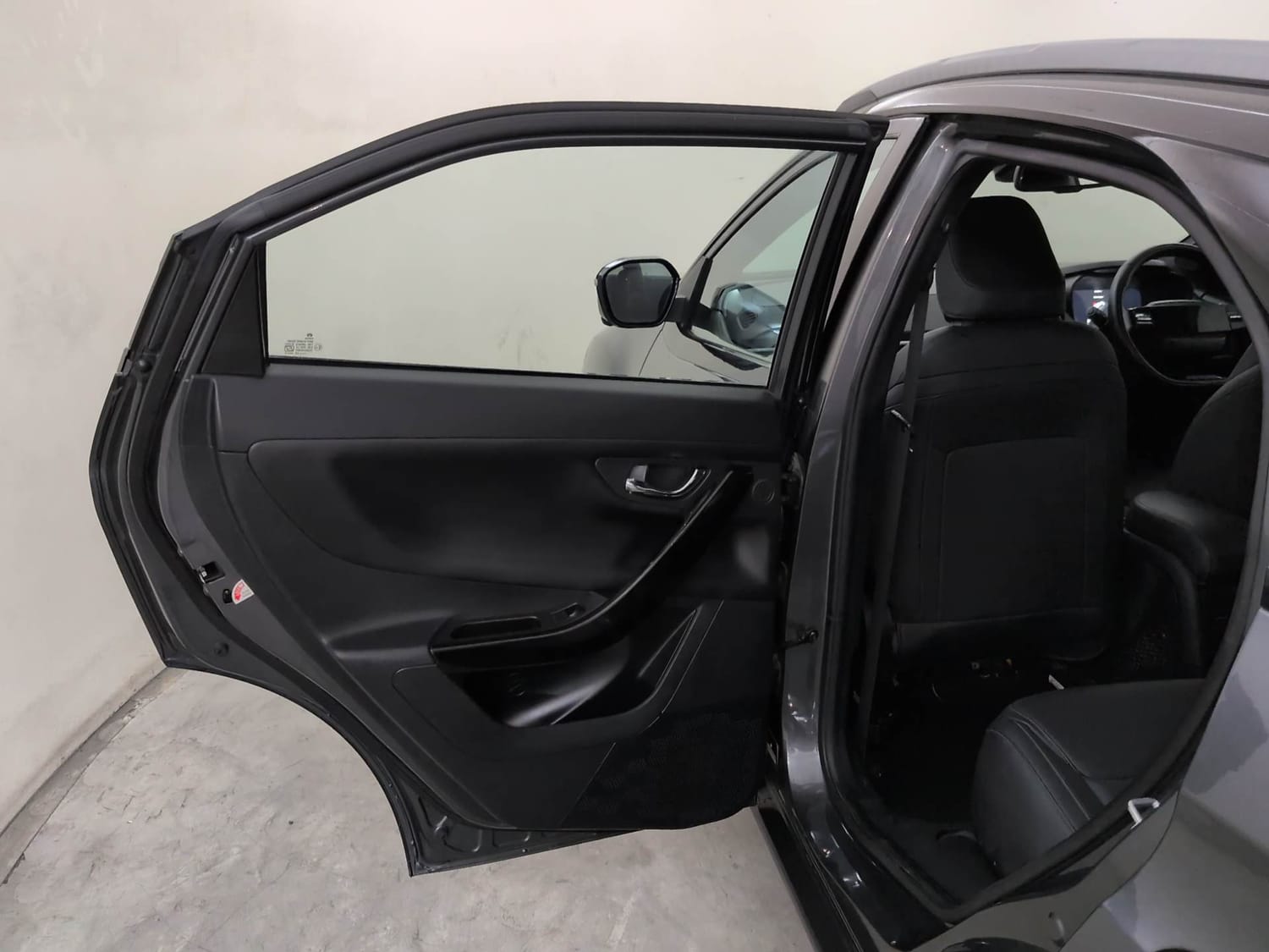 Used 2025 Tata Nexon Fearless Plus S 1.2 Revotron Petrol 6MT DT Petrol Manual interior LEFT REAR DOOR OPEN VIEW
