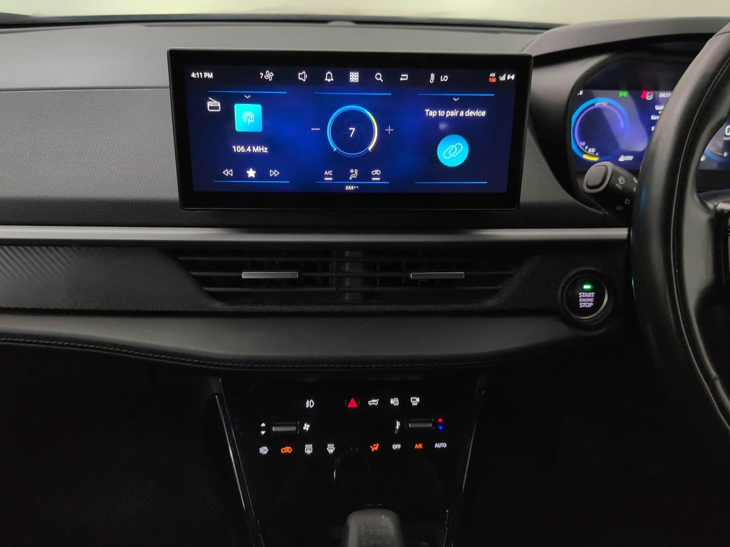 Used 2025 Tata Nexon Fearless Plus S 1.2 Revotron Petrol 6MT DT Petrol Manual interior MUSIC SYSTEM & AC CONTROL VIEW