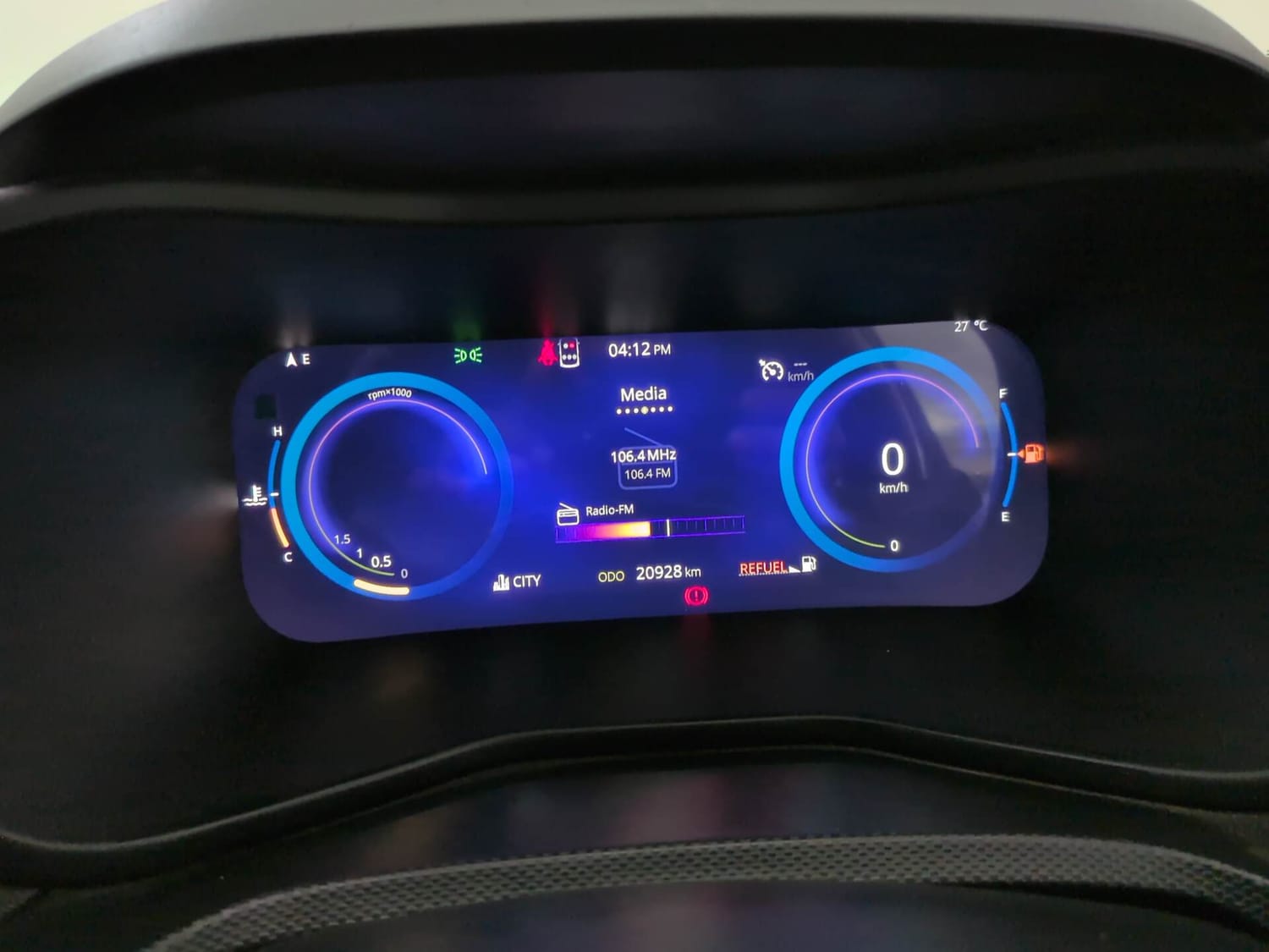 Used 2025 Tata Nexon Fearless Plus S 1.2 Revotron Petrol 6MT DT Petrol Manual interior CLUSTERMETER VIEW