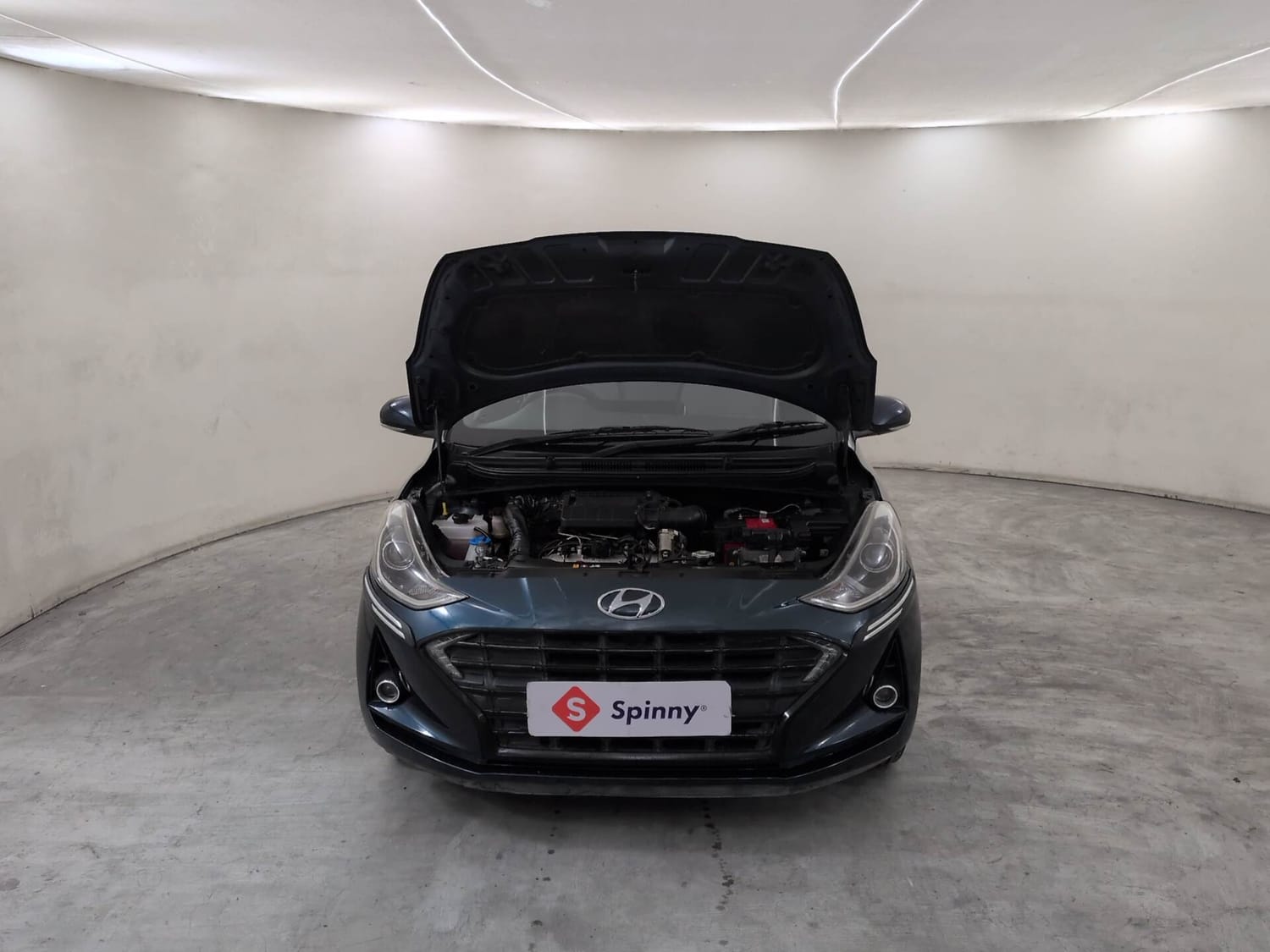 Used 2021 Hyundai Grand i10 Nios Sportz AMT 1.2 CRDi Diesel Automatic engine ENGINE & BONNET OPEN FRONT VIEW