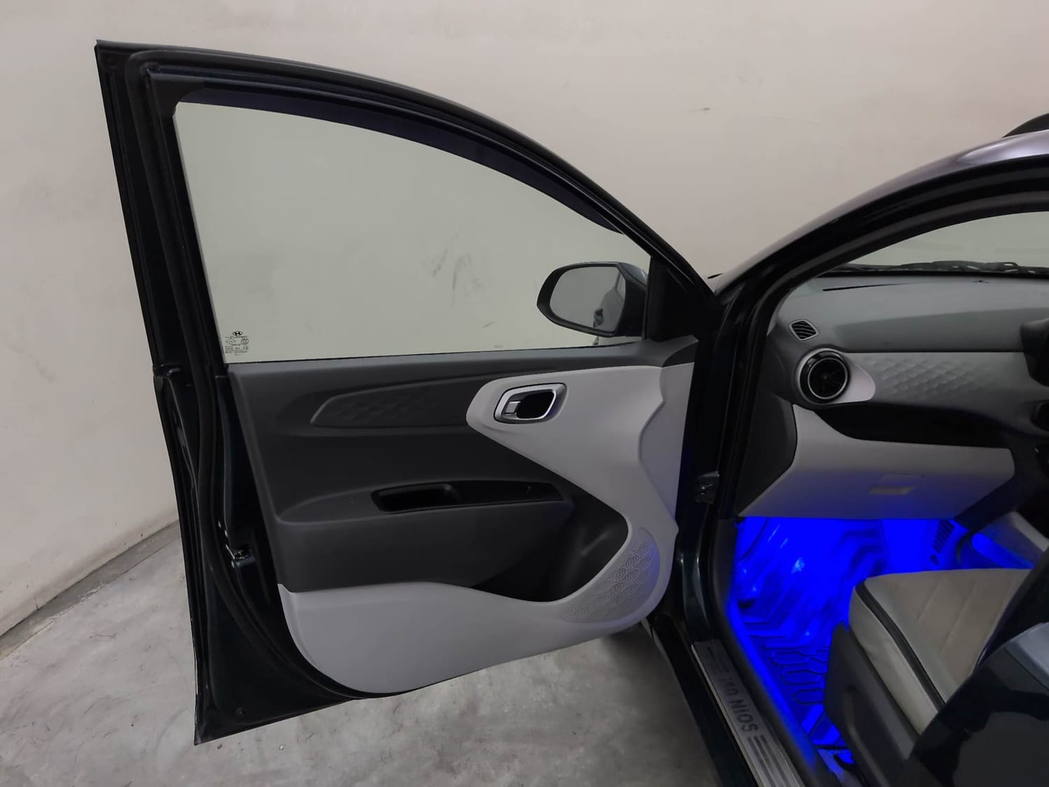 Used 2021 Hyundai Grand i10 Nios Sportz AMT 1.2 CRDi Diesel Automatic interior LEFT FRONT DOOR OPEN VIEW