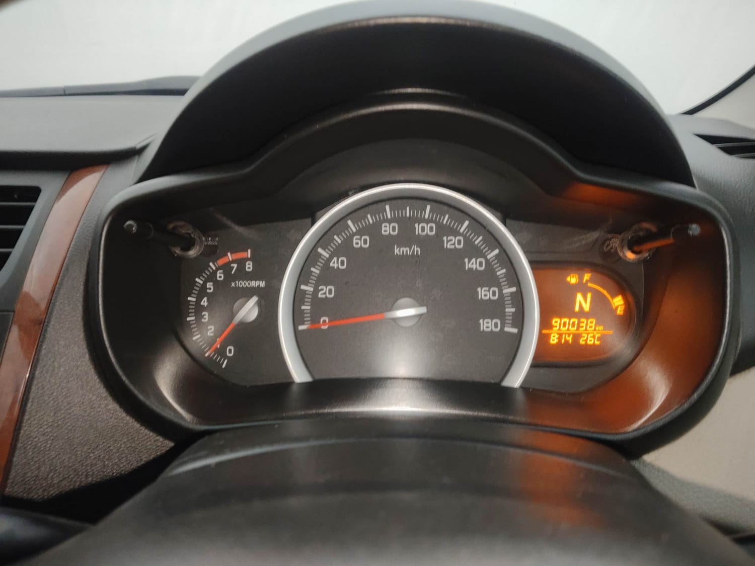 Used 2014 Maruti Suzuki Celerio VXi AMT Petrol Automatic interior CLUSTERMETER VIEW