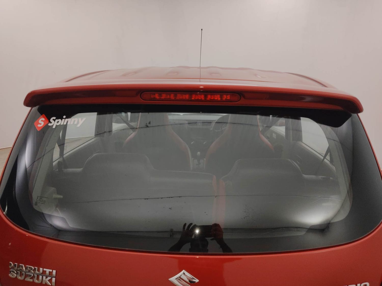Used 2014 Maruti Suzuki Celerio VXi AMT Petrol Automatic exterior BACK WINDSHIELD VIEW
