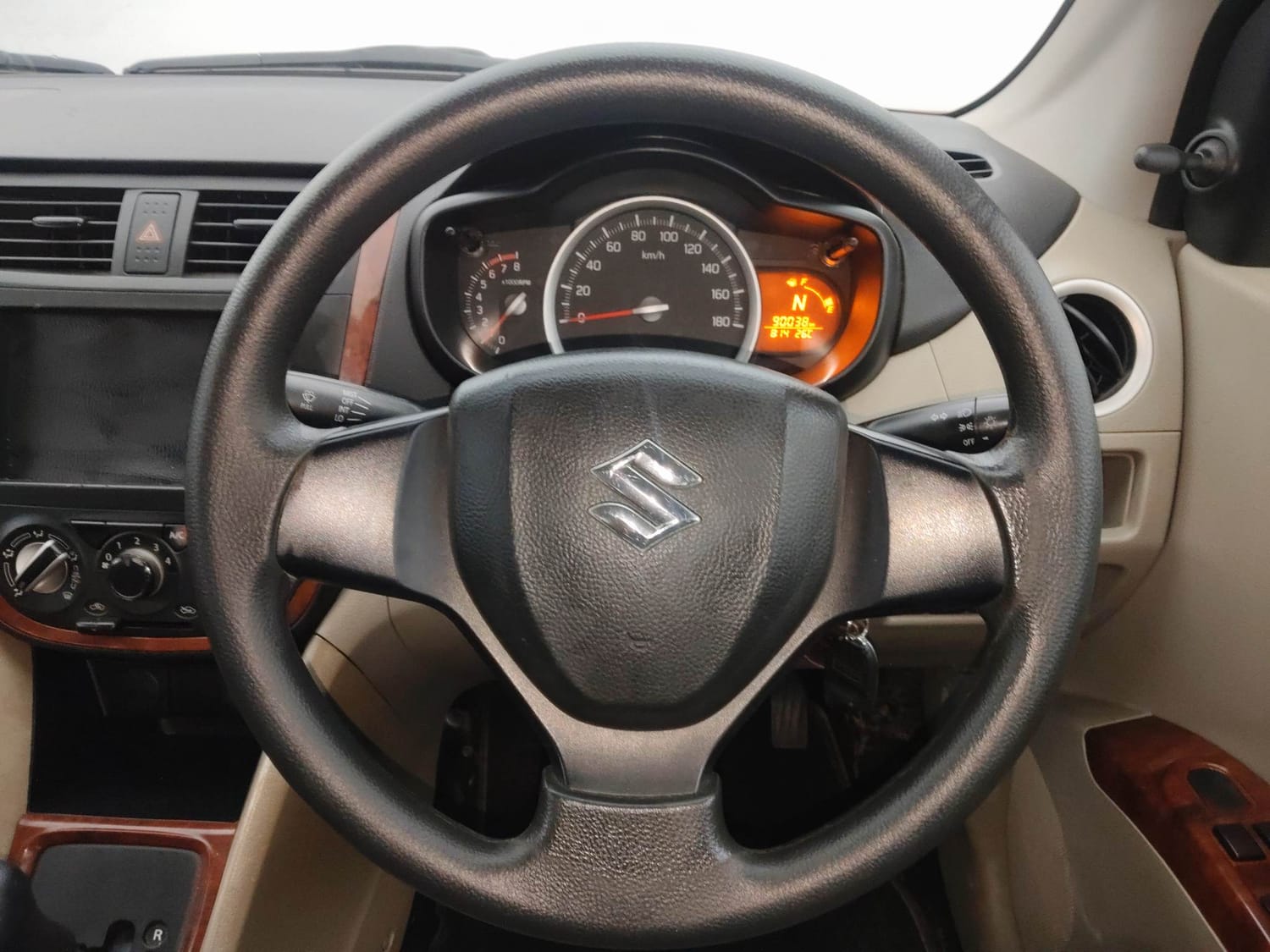 Used 2014 Maruti Suzuki Celerio VXi AMT Petrol Automatic interior STEERING VIEW
