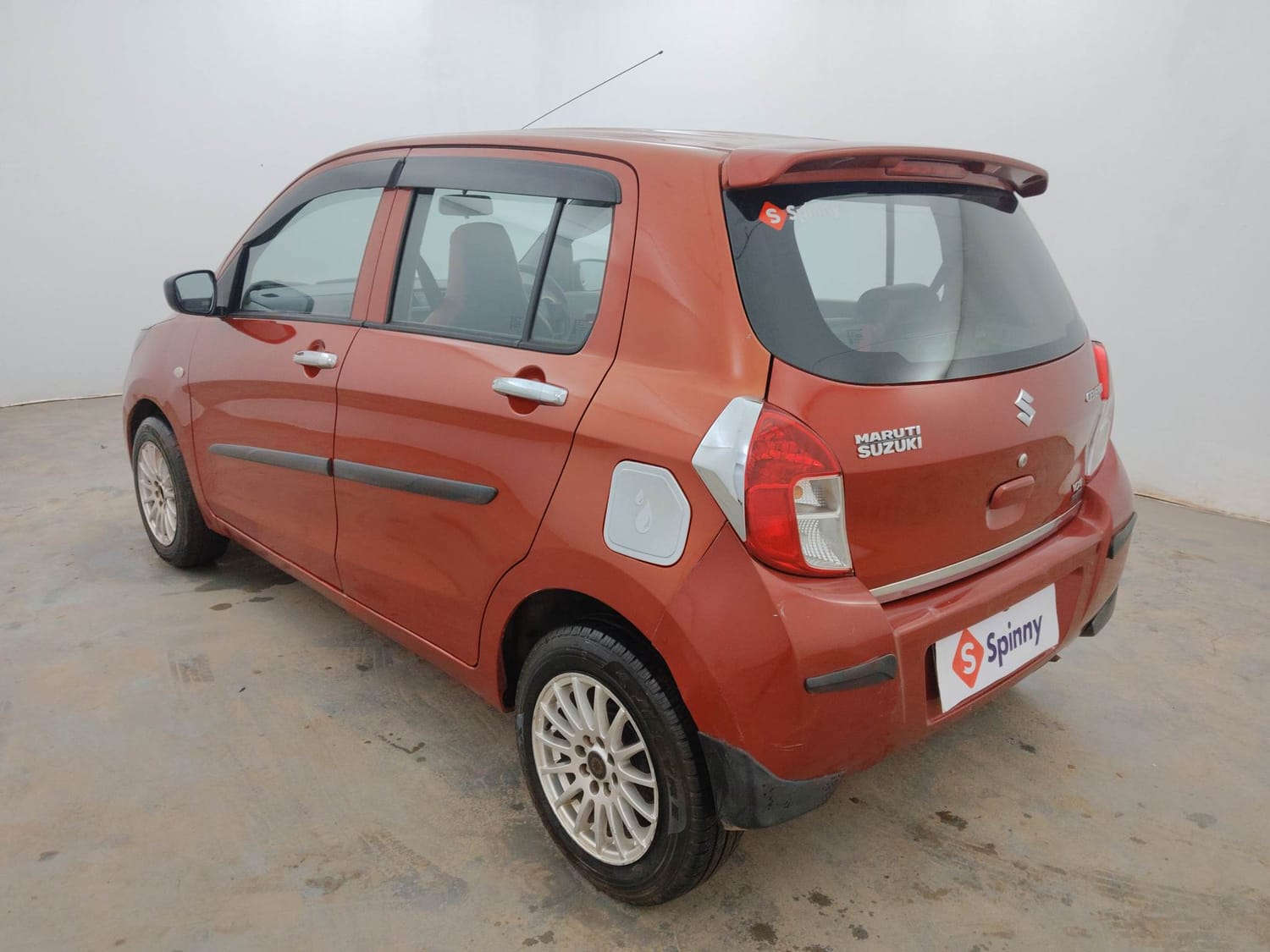 Used 2014 Maruti Suzuki Celerio VXi AMT Petrol Automatic exterior LEFT REAR CORNER VIEW