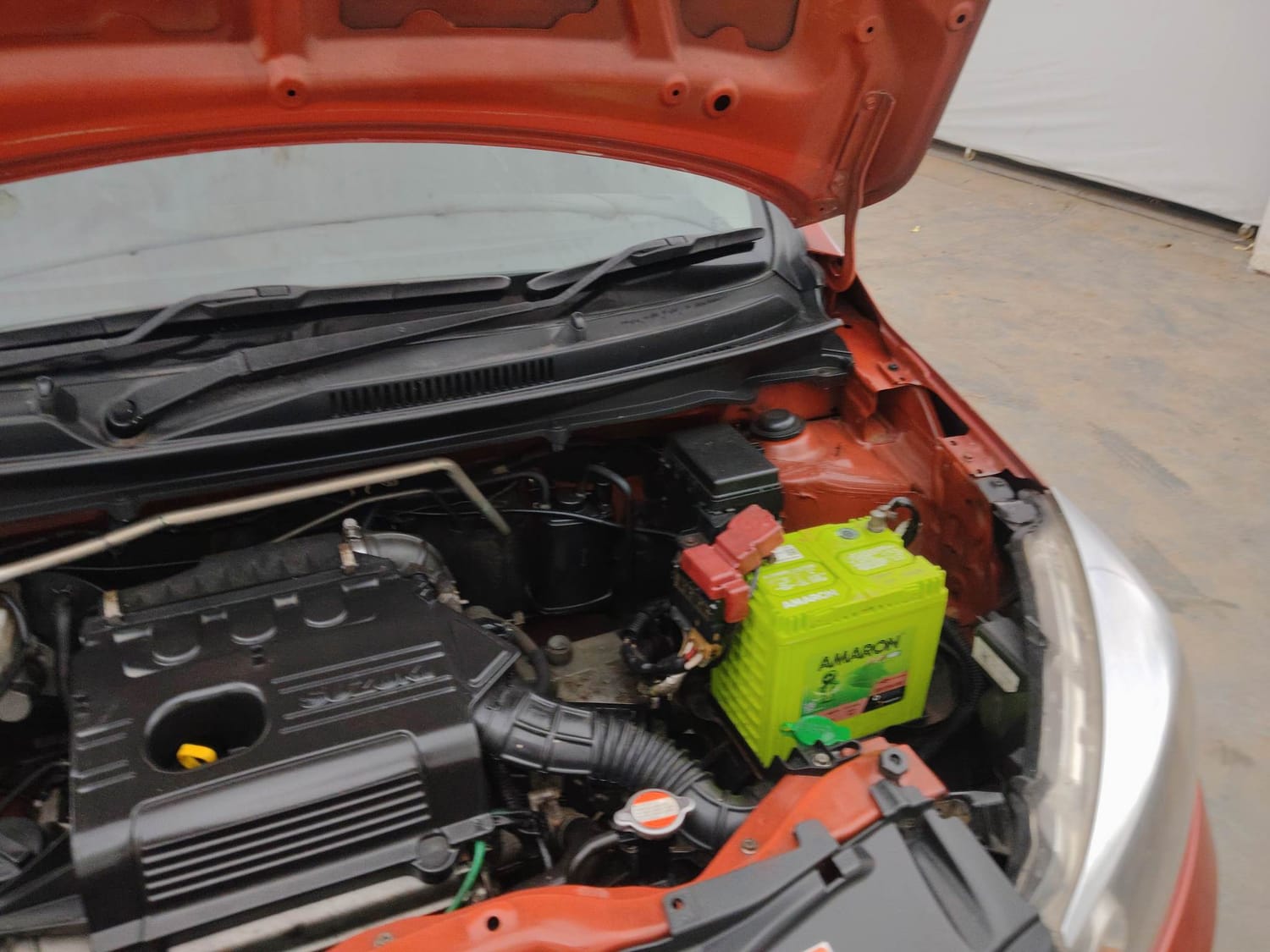 Used 2014 Maruti Suzuki Celerio VXi AMT Petrol Automatic engine ENGINE LEFT SIDE VIEW