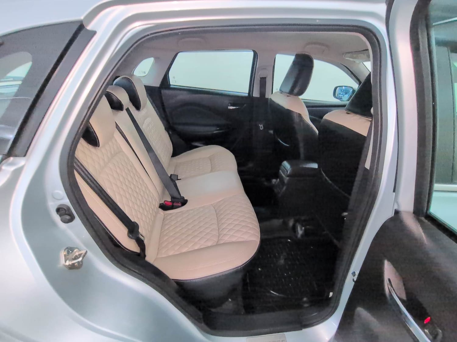Used 2023 Maruti Suzuki Baleno Alpha AGS Petrol Automatic interior RIGHT SIDE REAR DOOR CABIN VIEW