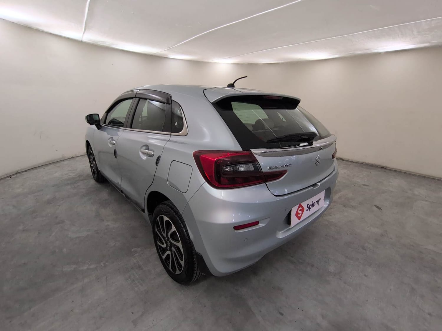 Used 2023 Maruti Suzuki Baleno Alpha AGS Petrol Automatic exterior LEFT REAR CORNER VIEW