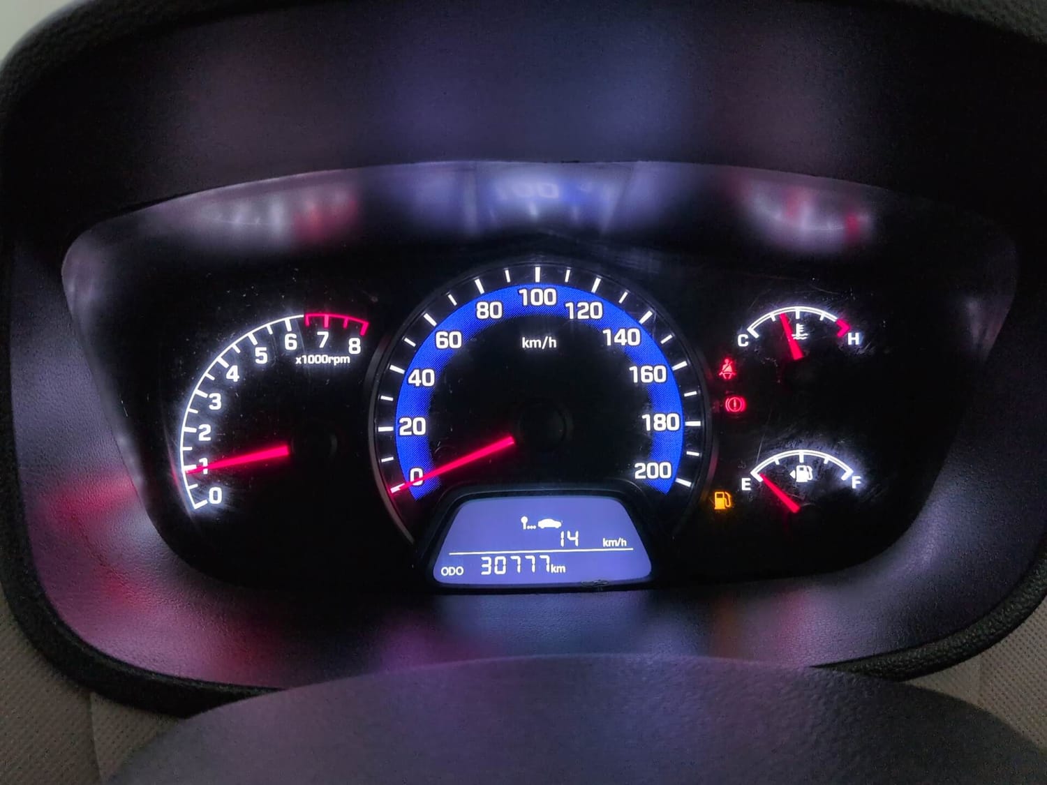 Used 2018 Hyundai Xcent S Petrol Manual interior CLUSTERMETER VIEW