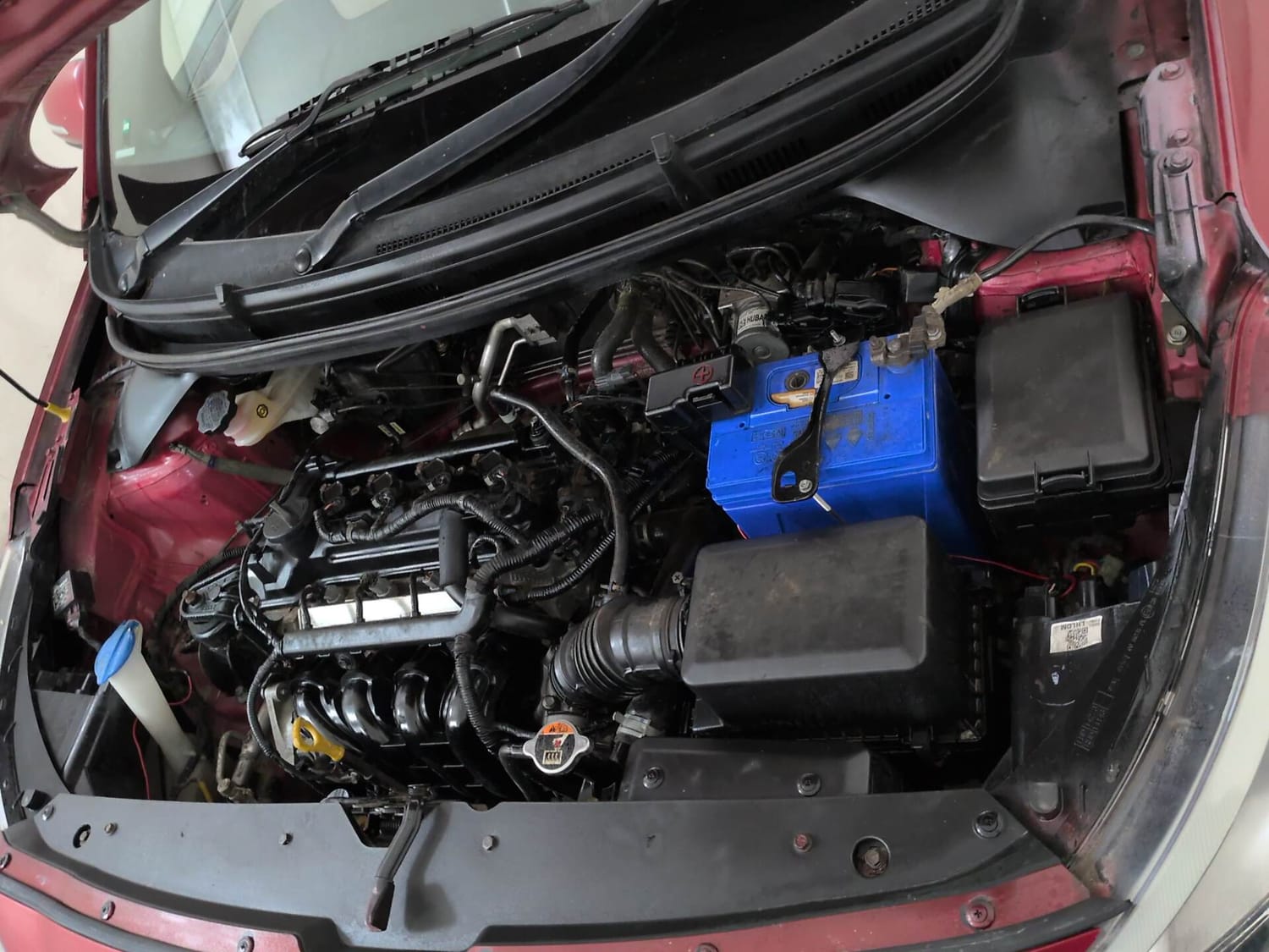 Used 2019 Hyundai Elite i20 Sportz Plus 1.2 Petrol Manual engine ENGINE LEFT SIDE VIEW