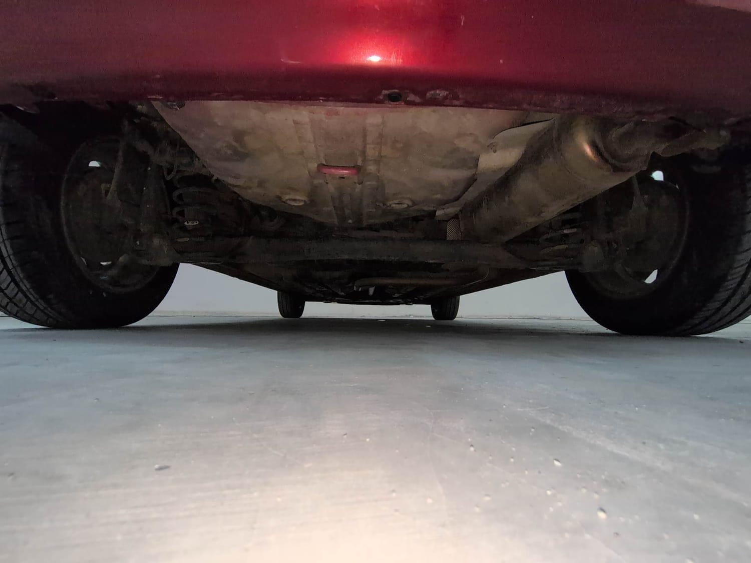 Used 2019 Hyundai Elite i20 Sportz Plus 1.2 Petrol Manual extra REAR UNDERBODY VIEW (TAKEN FROM REAR)