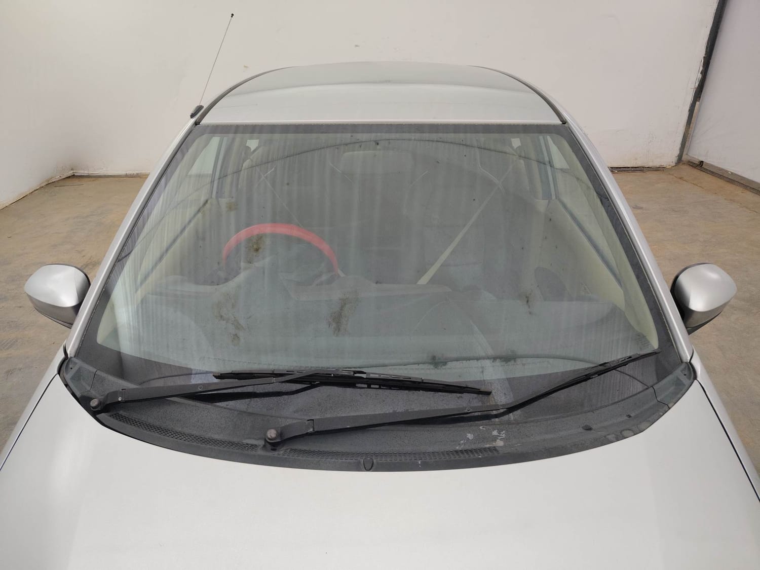 Used 2013 Honda Brio S MT Petrol Manual exterior FRONT WINDSHIELD VIEW