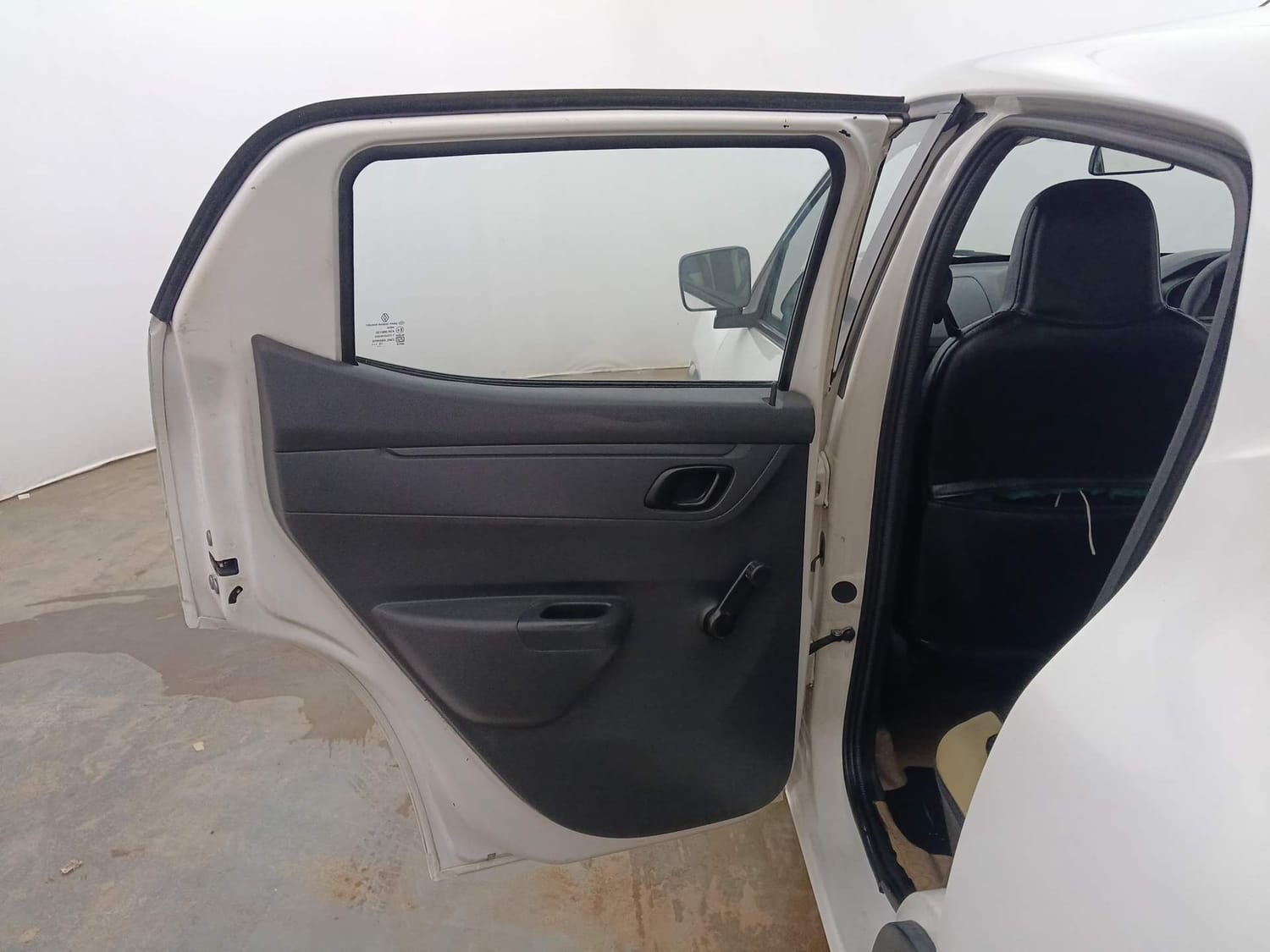 Used 2015 Renault Kwid RXL Petrol Manual interior LEFT REAR DOOR OPEN VIEW