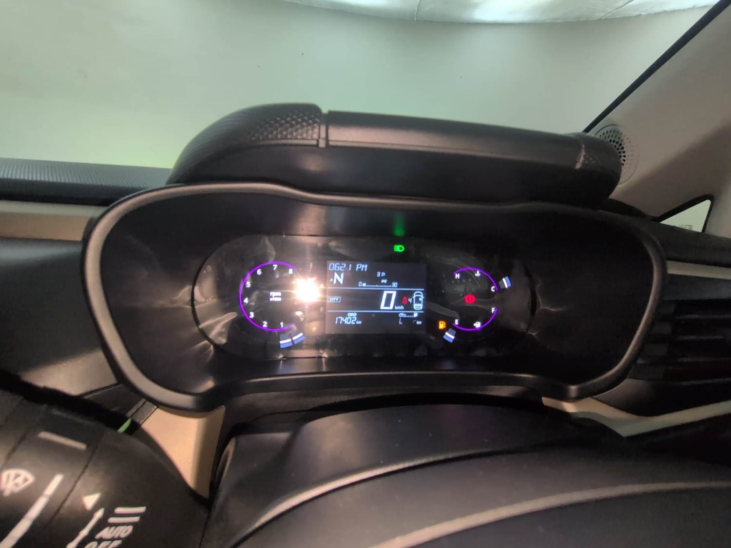 Used 2025 Tata Altroz Creative Petrol 5AMT Petrol Automatic interior CLUSTERMETER VIEW