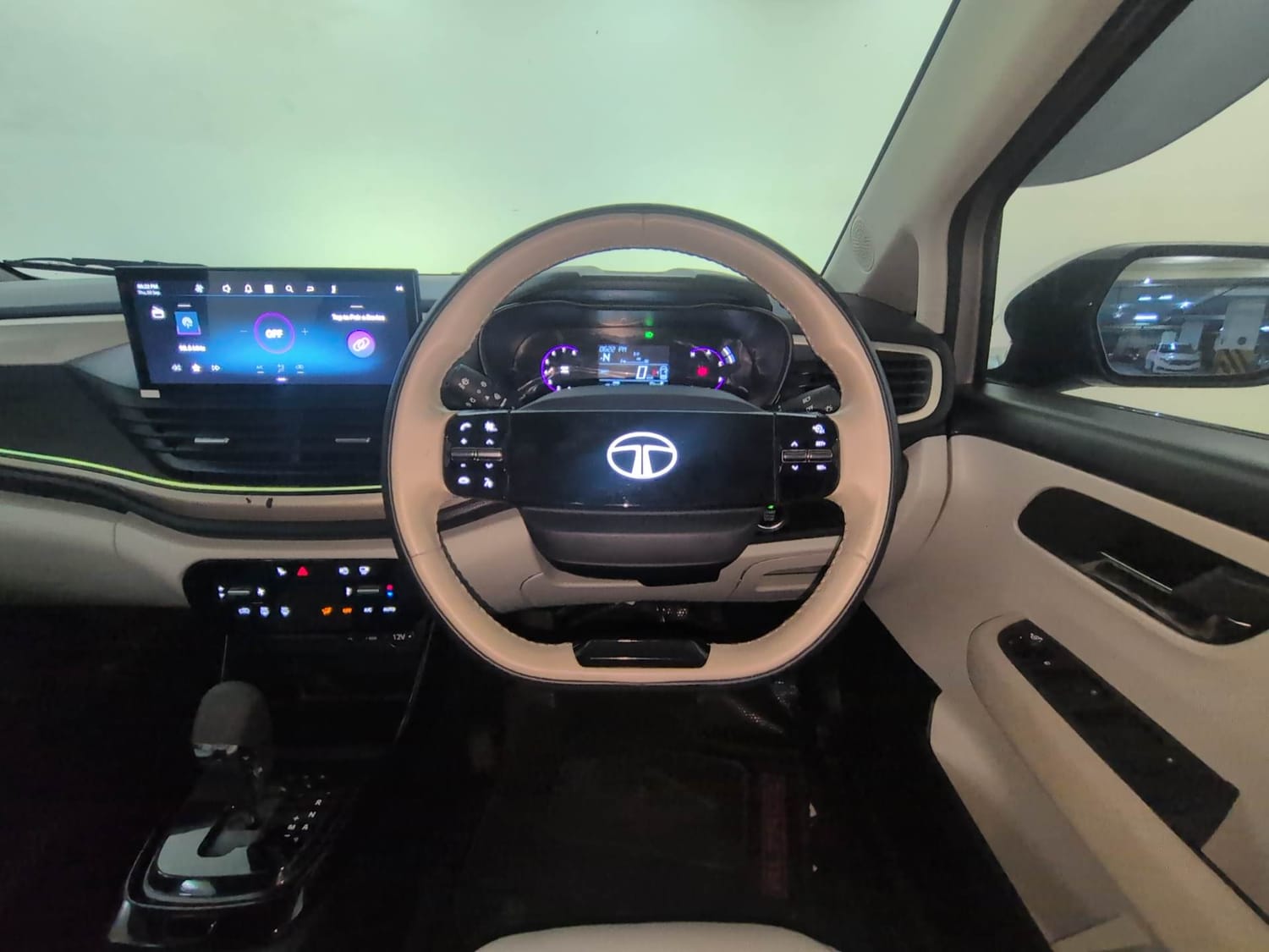 Used 2025 Tata Altroz Creative Petrol 5AMT Petrol Automatic interior STEERING VIEW