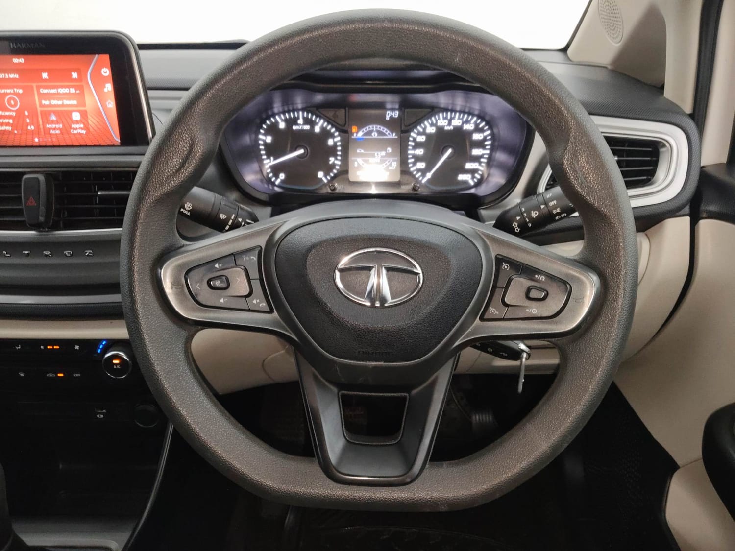 Used 2023 Tata Altroz XM Plus (S) Petrol Manual interior STEERING VIEW