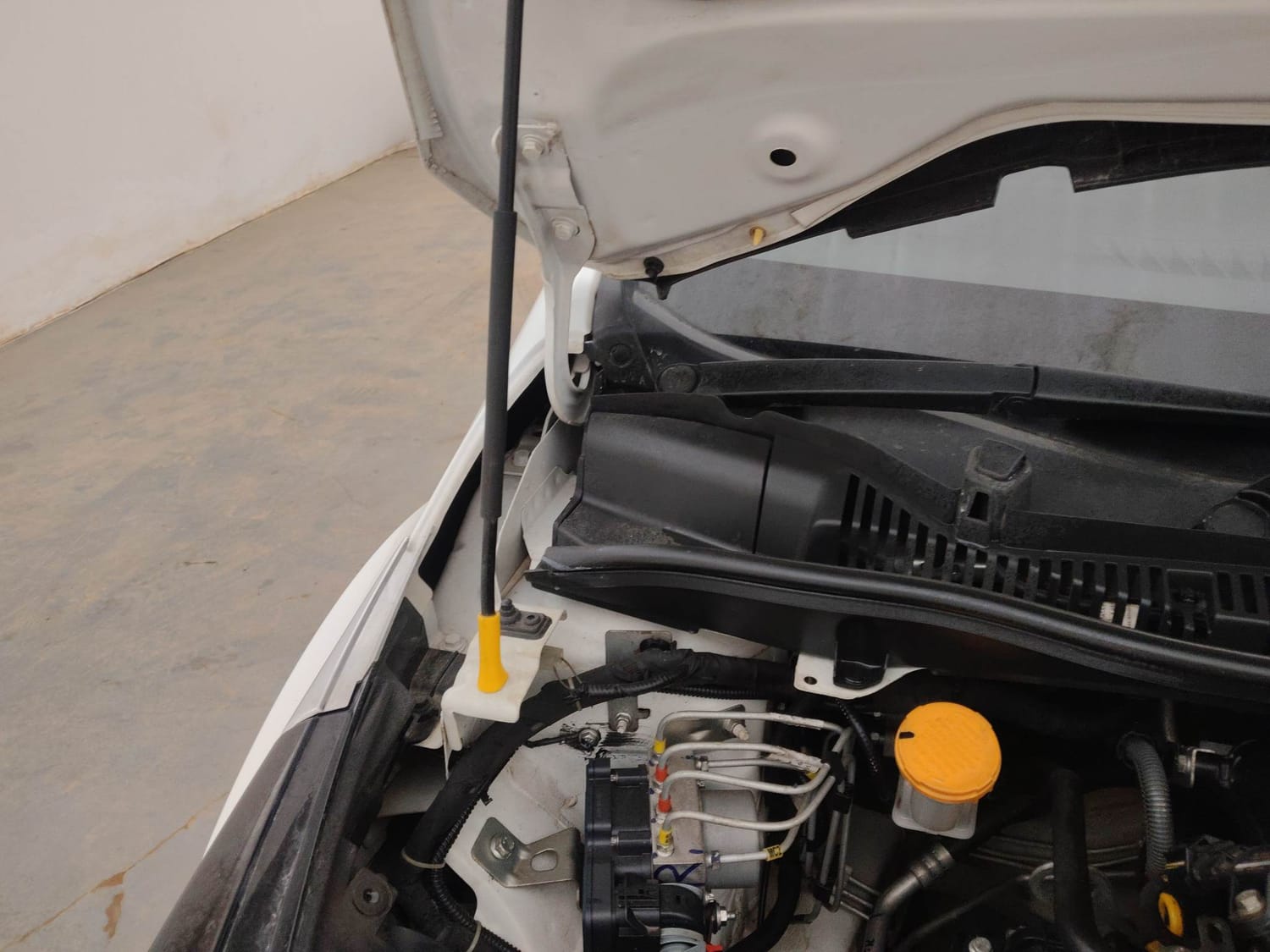 Used 2023 Tata Altroz XM Plus (S) Petrol Manual engine ENGINE RIGHT SIDE HINGE & APRON VIEW
