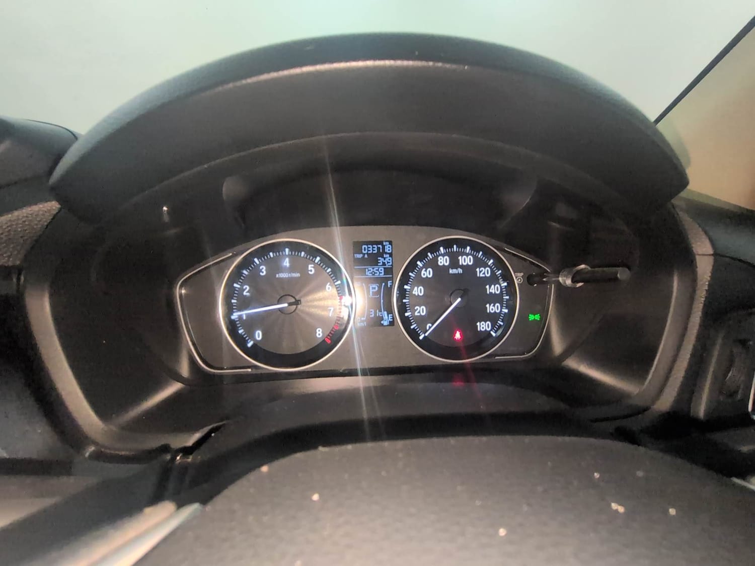 Used 2023 Honda Amaze VX 1.2 Petrol CVT Petrol Automatic interior CLUSTERMETER VIEW