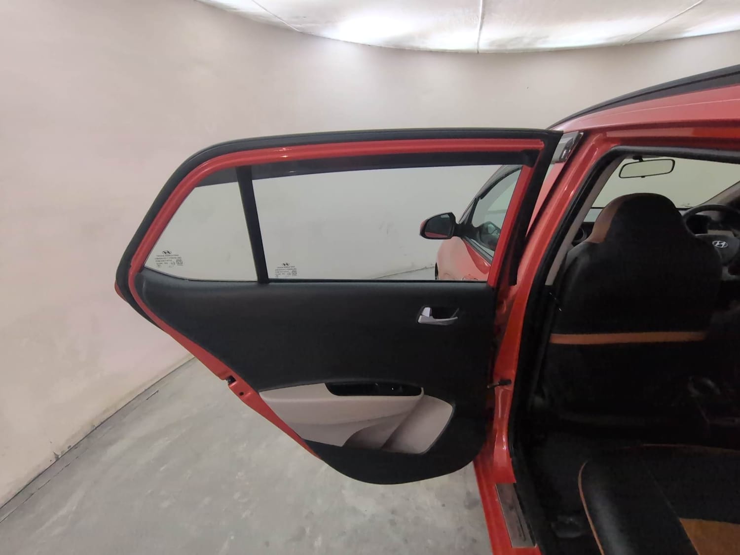 Used 2018 Hyundai Grand i10 Asta 1.2 Kappa VTVT Petrol Manual interior LEFT REAR DOOR OPEN VIEW