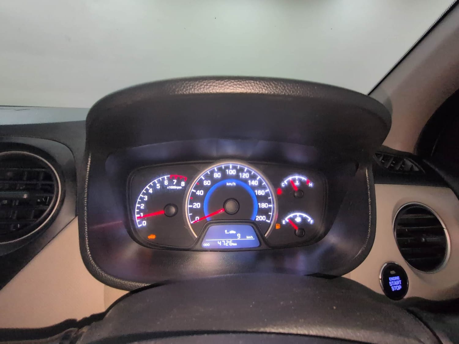Used 2018 Hyundai Grand i10 Asta 1.2 Kappa VTVT Petrol Manual interior CLUSTERMETER VIEW