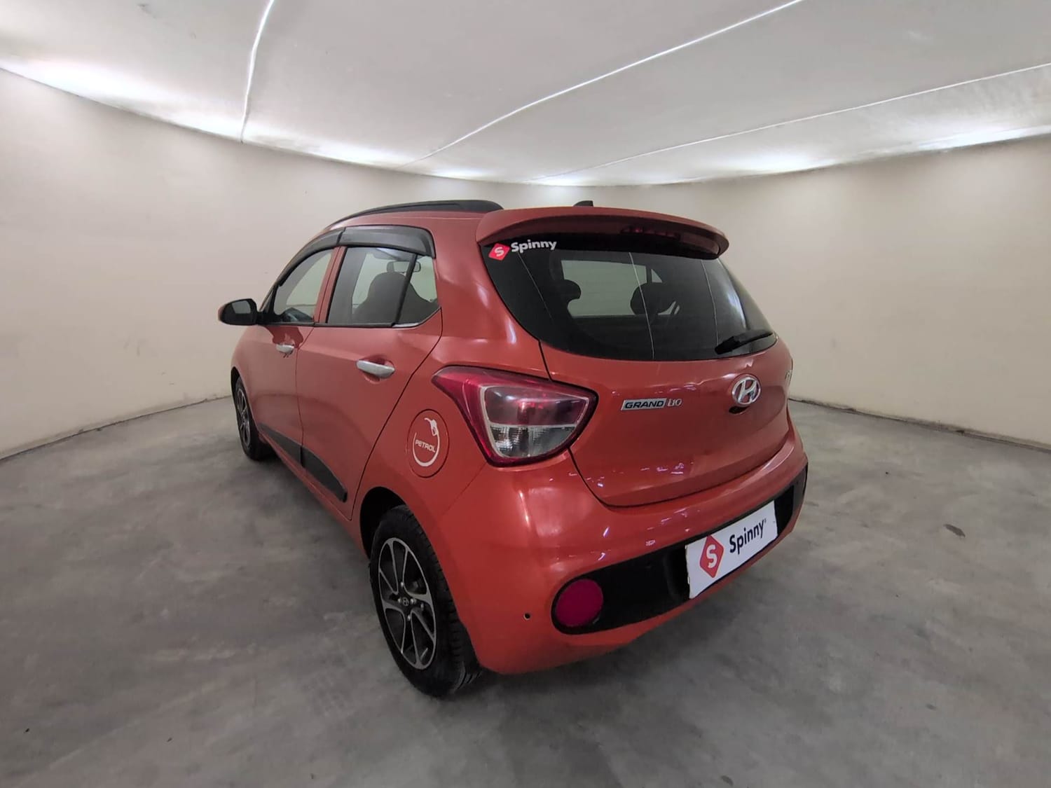 Used 2018 Hyundai Grand i10 Asta 1.2 Kappa VTVT Petrol Manual exterior LEFT REAR CORNER VIEW