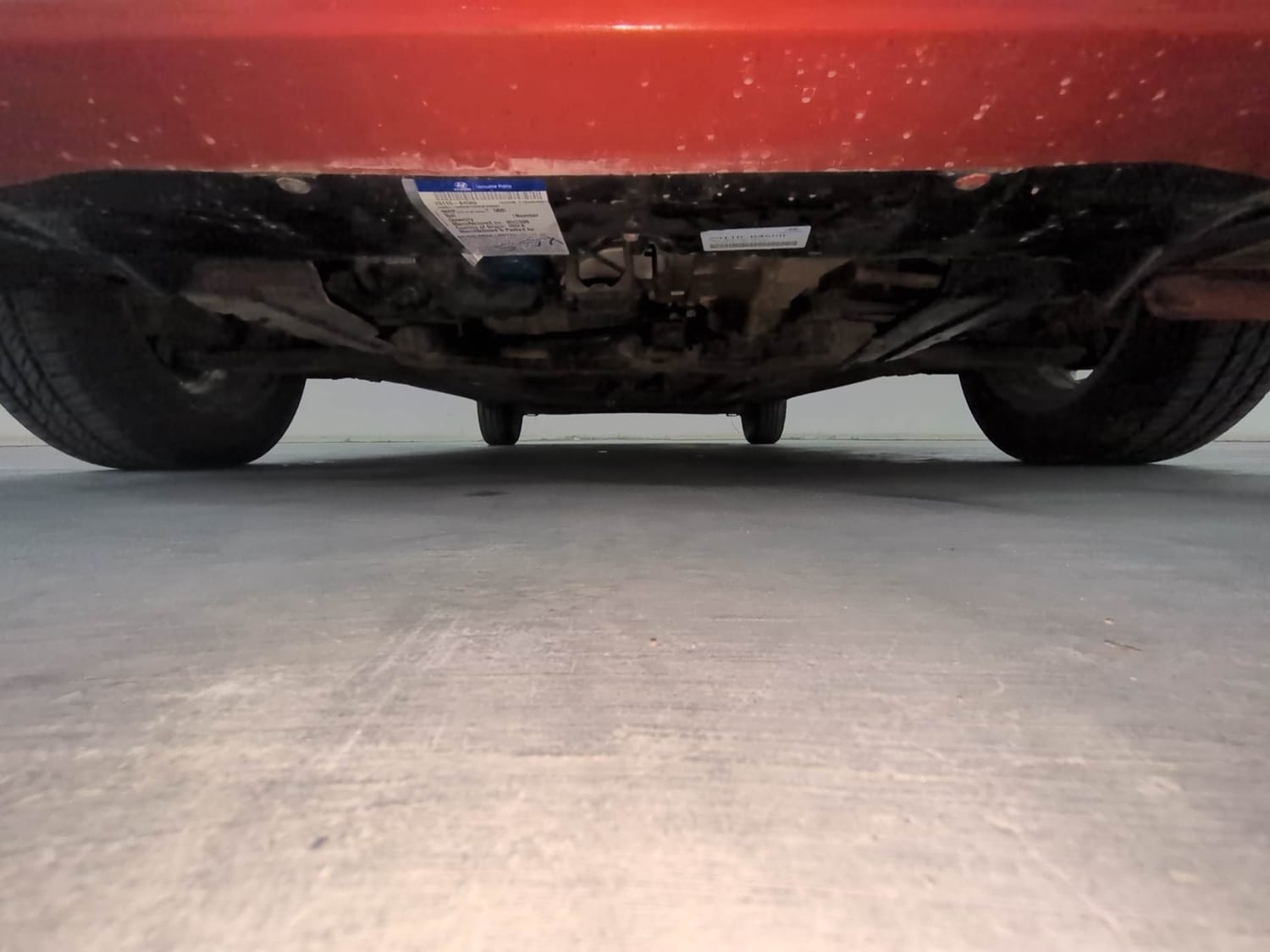 Used 2018 Hyundai Grand i10 Asta 1.2 Kappa VTVT Petrol Manual extra FRONT LEFT UNDERBODY VIEW