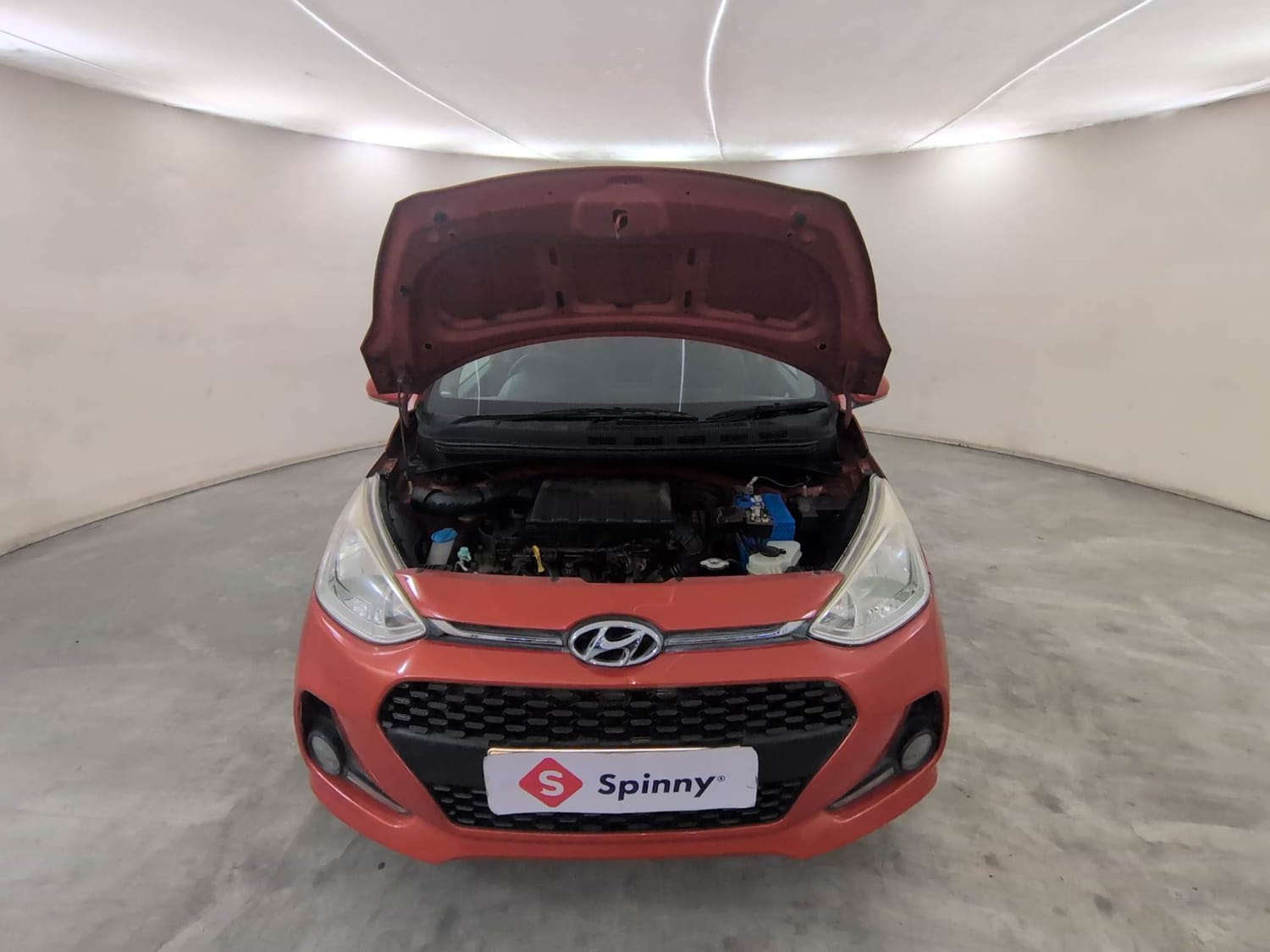 Used 2018 Hyundai Grand i10 Asta 1.2 Kappa VTVT Petrol Manual engine ENGINE & BONNET OPEN FRONT VIEW