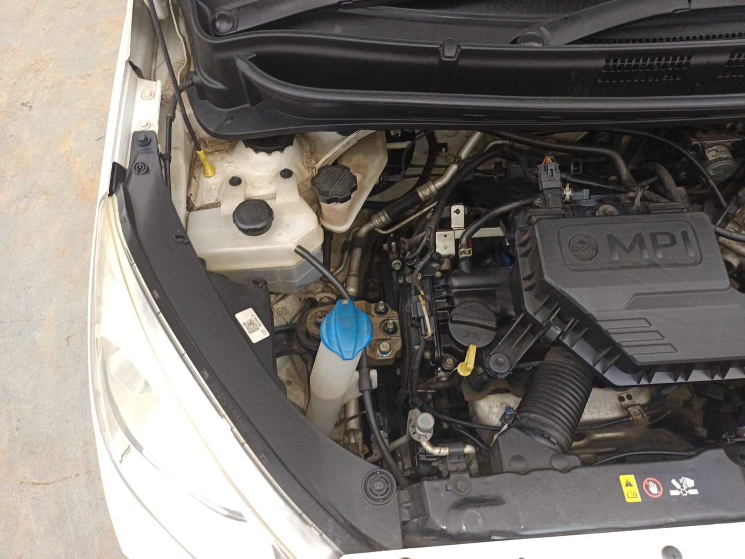 Used 2019 Hyundai Santro Sportz Petrol Manual engine ENGINE RIGHT SIDE VIEW
