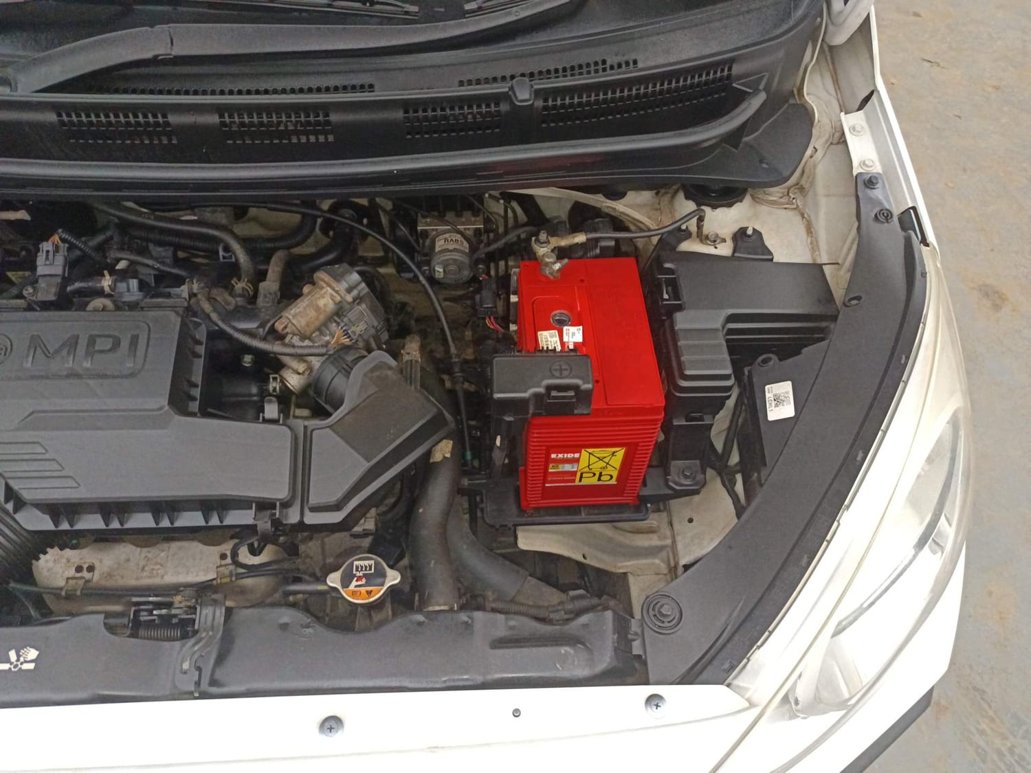 Used 2019 Hyundai Santro Sportz Petrol Manual engine ENGINE LEFT SIDE VIEW