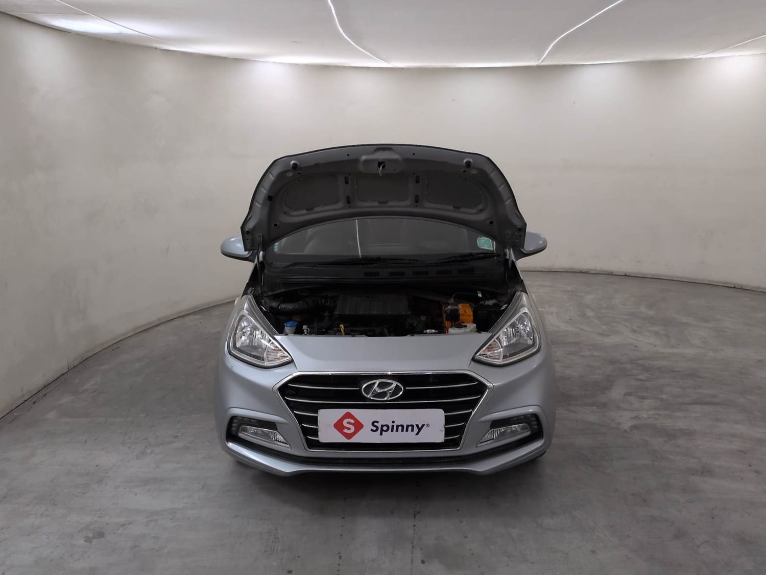 Used 2019 Hyundai Xcent S Petrol Manual engine ENGINE & BONNET OPEN FRONT VIEW