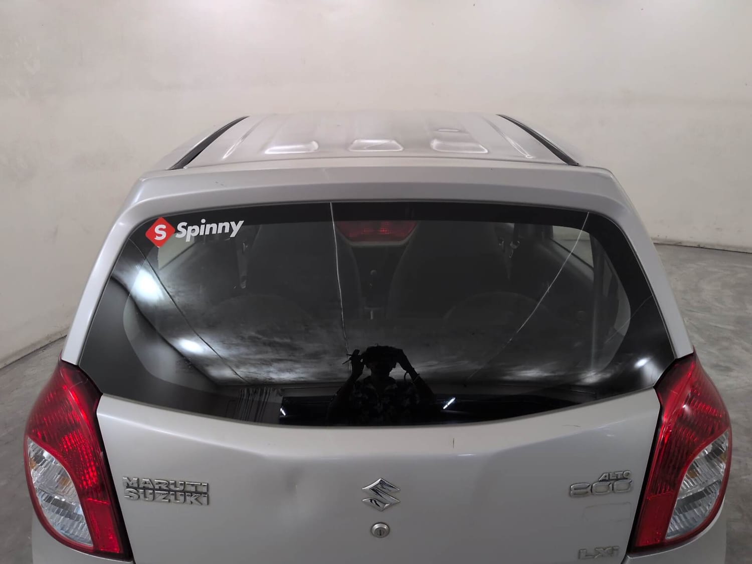 Used 2014 Maruti Suzuki Alto 800 Lxi Petrol Manual exterior BACK WINDSHIELD VIEW