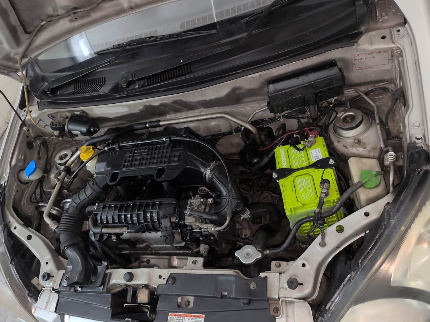Used 2014 Maruti Suzuki Alto 800 Lxi Petrol Manual engine ENGINE LEFT SIDE VIEW