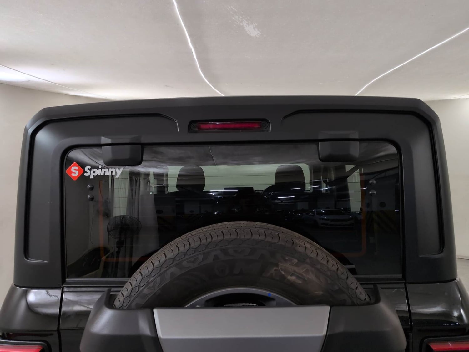 Used 2025 Mahindra Thar Roxx MX3 Diesel MT 2WD Diesel Manual exterior BACK WINDSHIELD VIEW