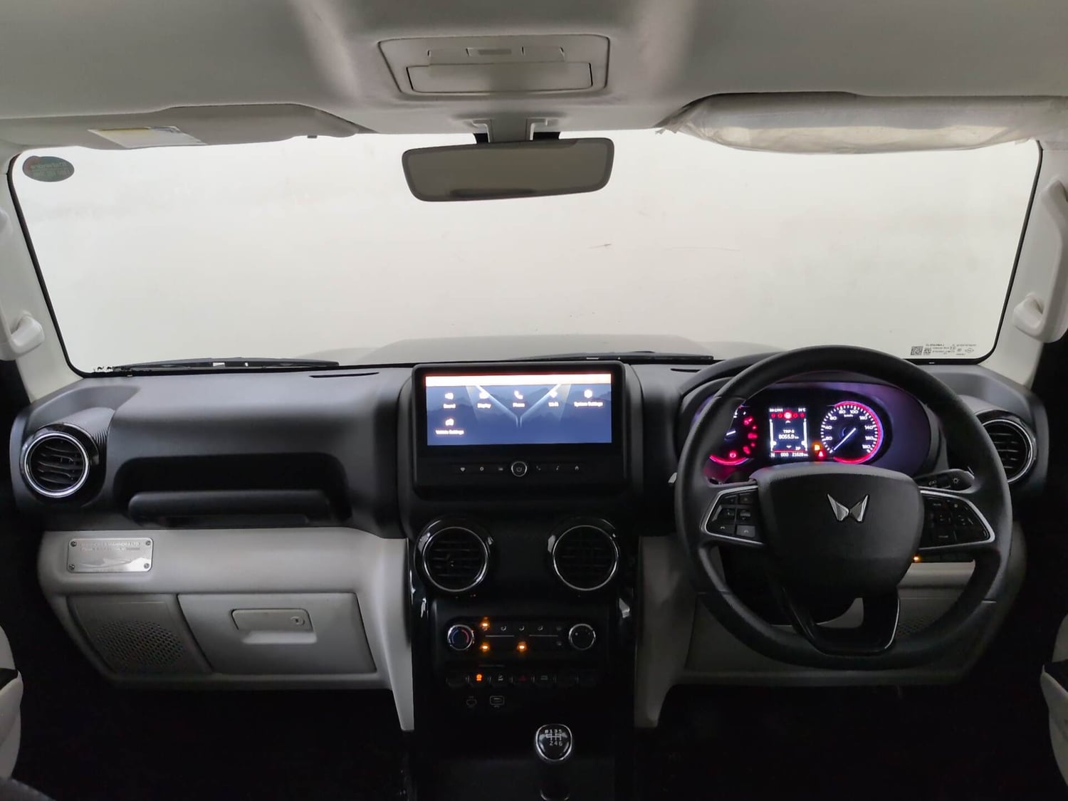 Used 2025 Mahindra Thar Roxx MX3 Diesel MT 2WD Diesel Manual interior DASHBOARD VIEW