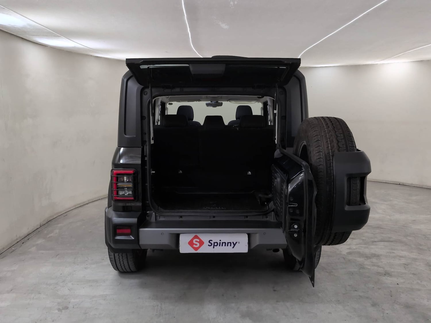 Used 2025 Mahindra Thar Roxx MX3 Diesel MT 2WD Diesel Manual interior DICKY DOOR OPEN VIEW