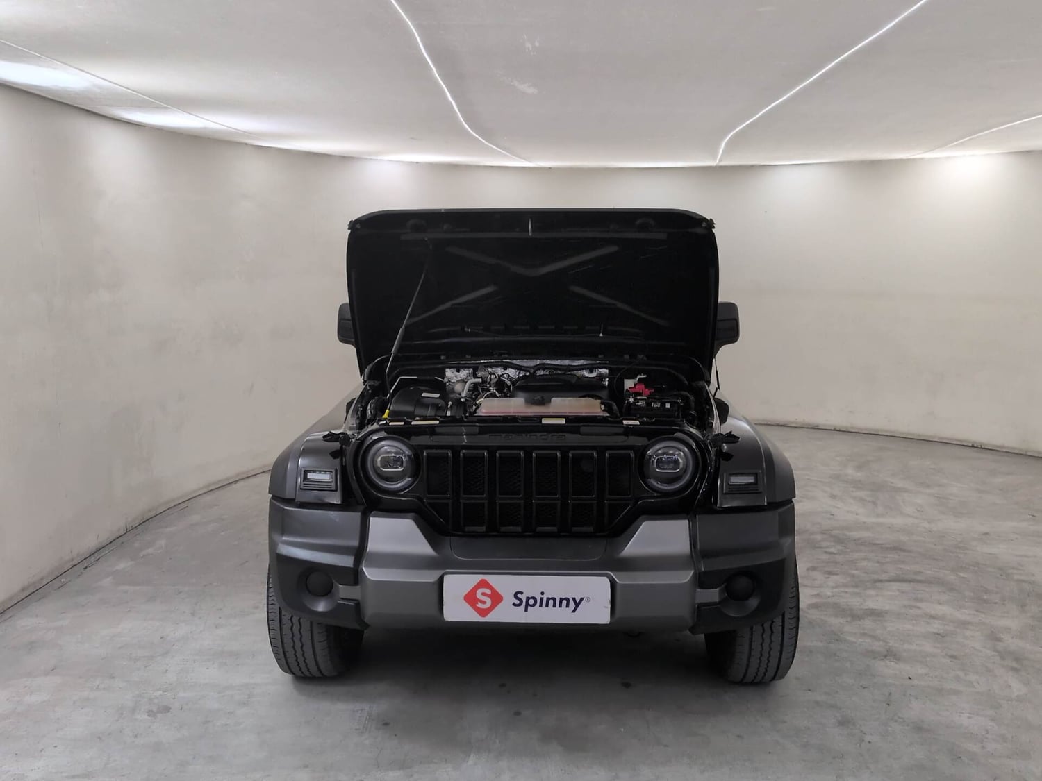 Used 2025 Mahindra Thar Roxx MX3 Diesel MT 2WD Diesel Manual engine ENGINE & BONNET OPEN FRONT VIEW