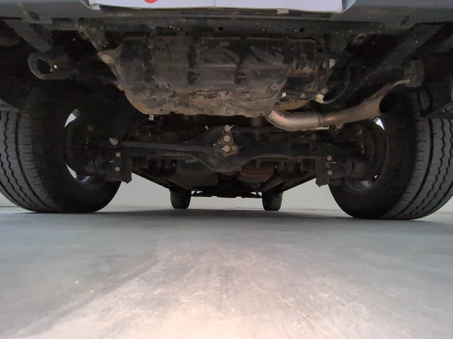 Used 2025 Mahindra Thar Roxx MX3 Diesel MT 2WD Diesel Manual extra REAR UNDERBODY VIEW (TAKEN FROM REAR)