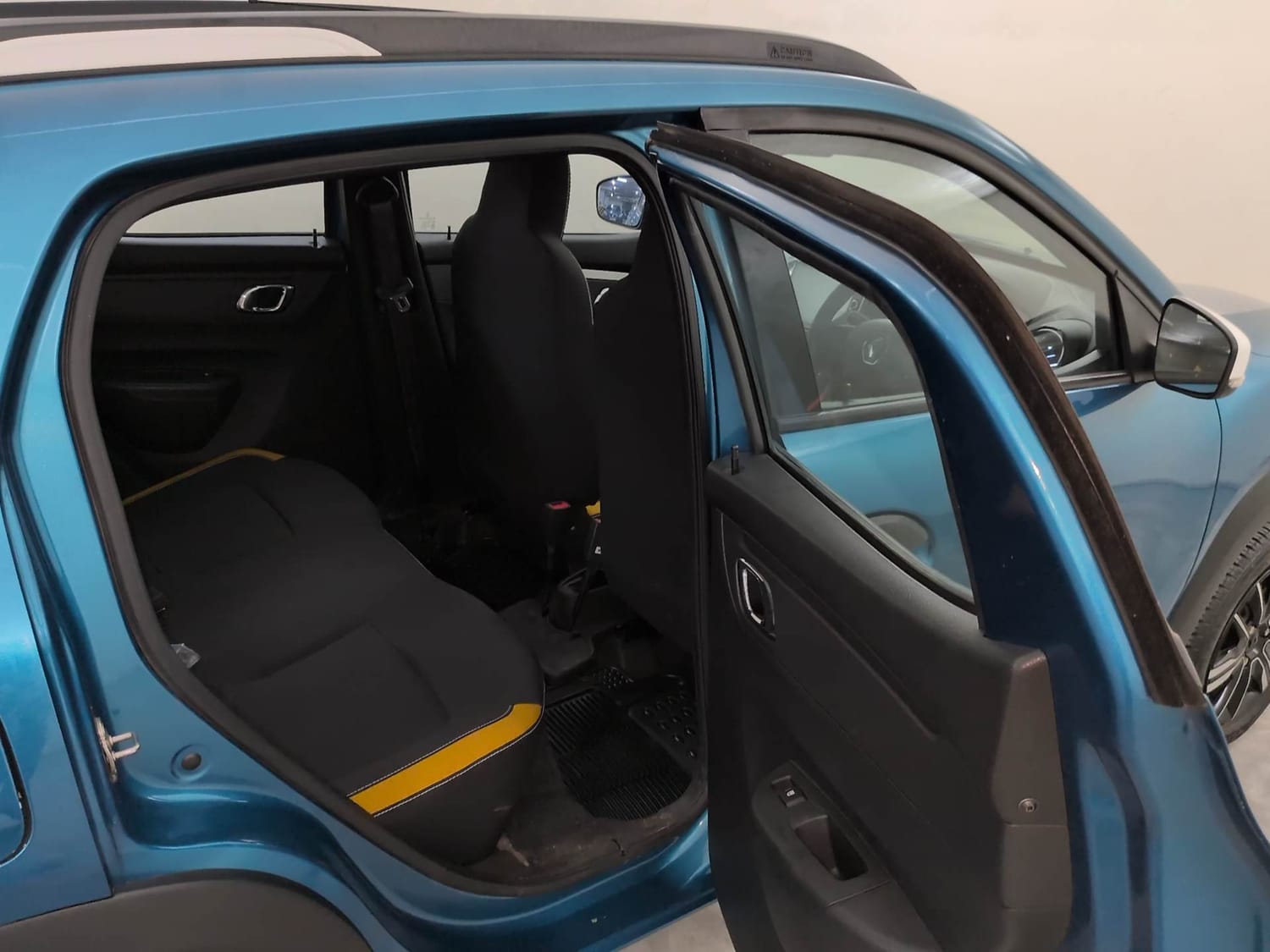 Used 2024 Renault Kwid CLIMBER 1.0 AMT Petrol Automatic interior RIGHT SIDE REAR DOOR CABIN VIEW