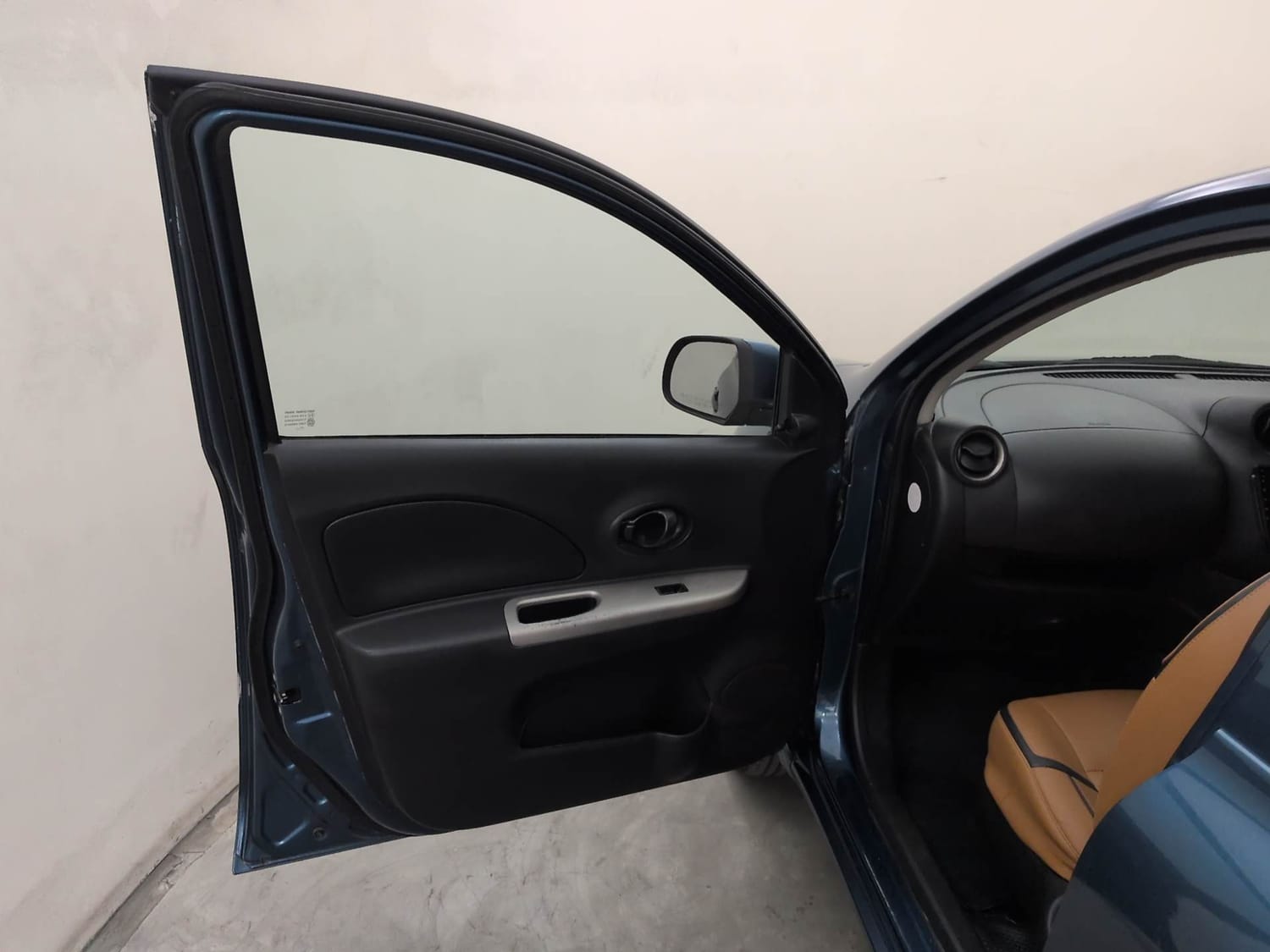 Used 2016 Nissan Micra Active XV Safety Pack Petrol Manual interior LEFT FRONT DOOR OPEN VIEW