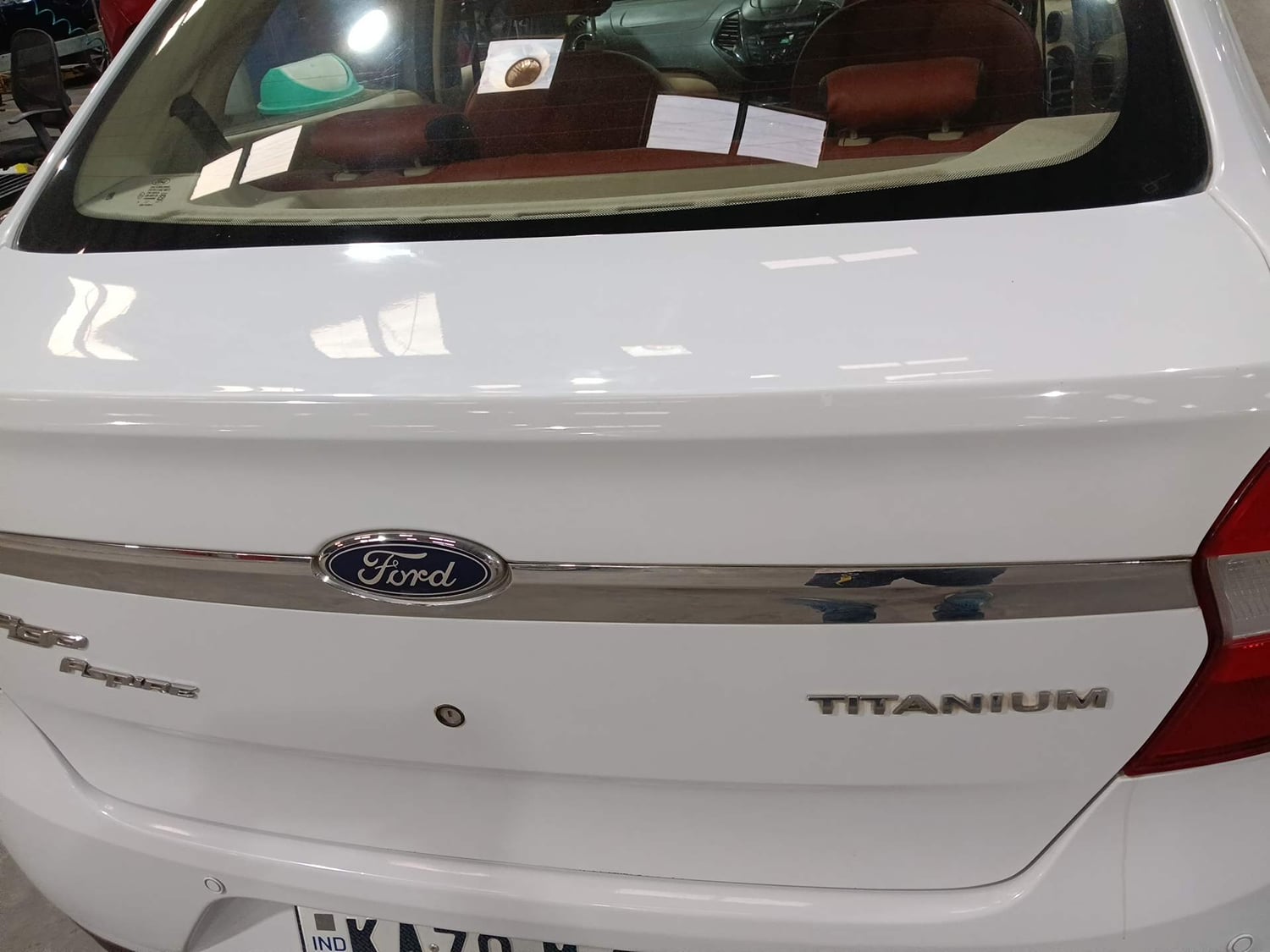 Used 2019 Ford Figo Aspire Titanium 1.2 Ti-VCT Petrol Manual dents MINOR SCRATCH