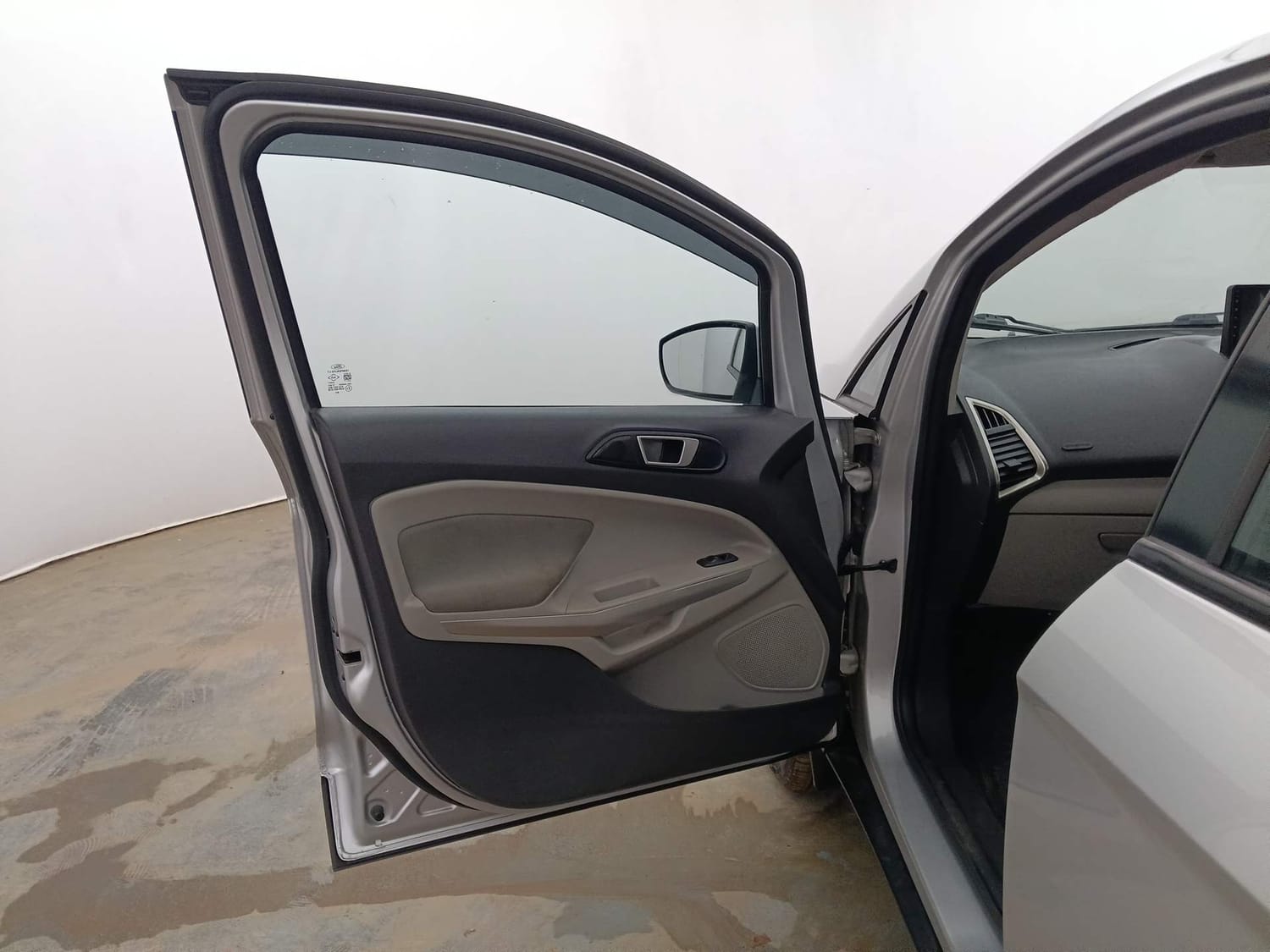 Used 2016 Ford EcoSport Trend 1.5L TDCi Diesel Manual interior LEFT FRONT DOOR OPEN VIEW