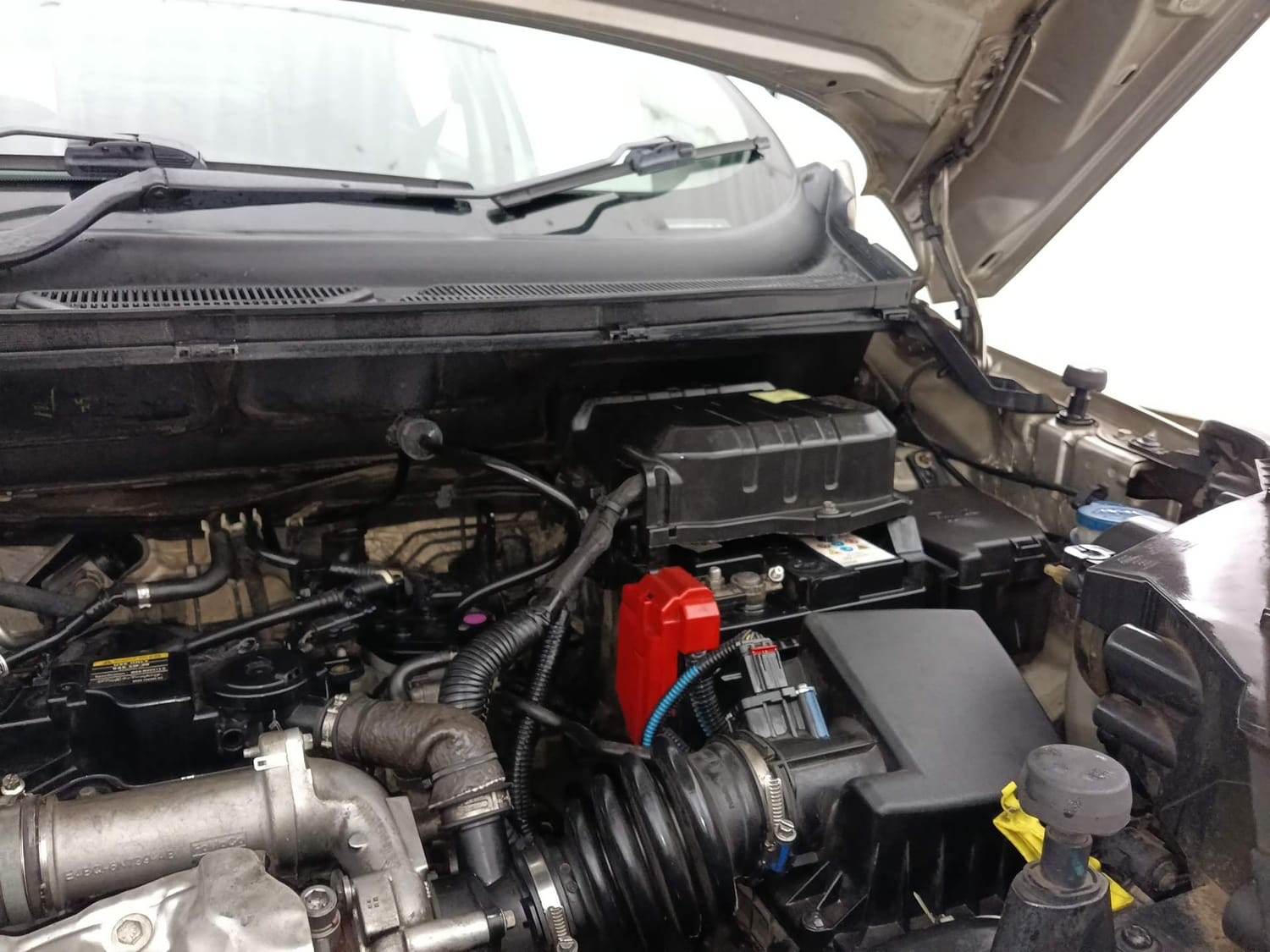 Used 2016 Ford EcoSport Trend 1.5L TDCi Diesel Manual engine ENGINE LEFT SIDE HINGE & APRON VIEW