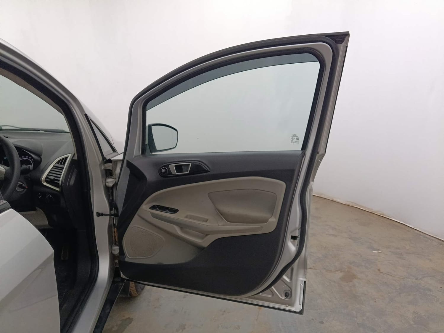 Used 2016 Ford EcoSport Trend 1.5L TDCi Diesel Manual interior RIGHT FRONT DOOR OPEN VIEW