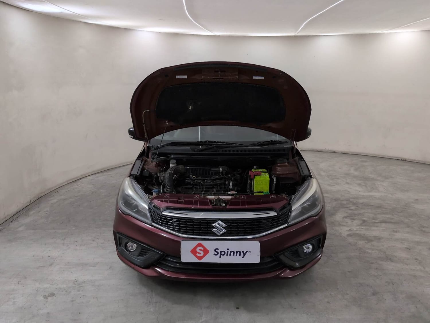 Used 2020 Maruti Suzuki Ciaz S 1.5 MT Petrol Manual engine ENGINE & BONNET OPEN FRONT VIEW