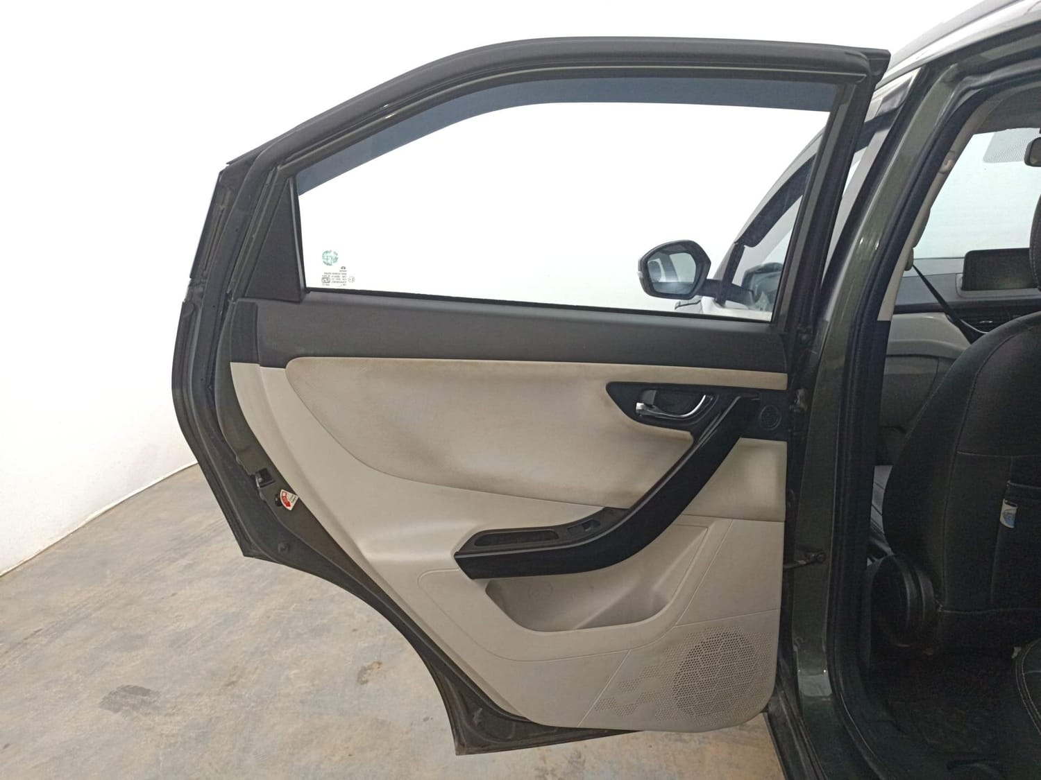 Used 2021 Tata Nexon XZ Plus Petrol Manual interior LEFT REAR DOOR OPEN VIEW