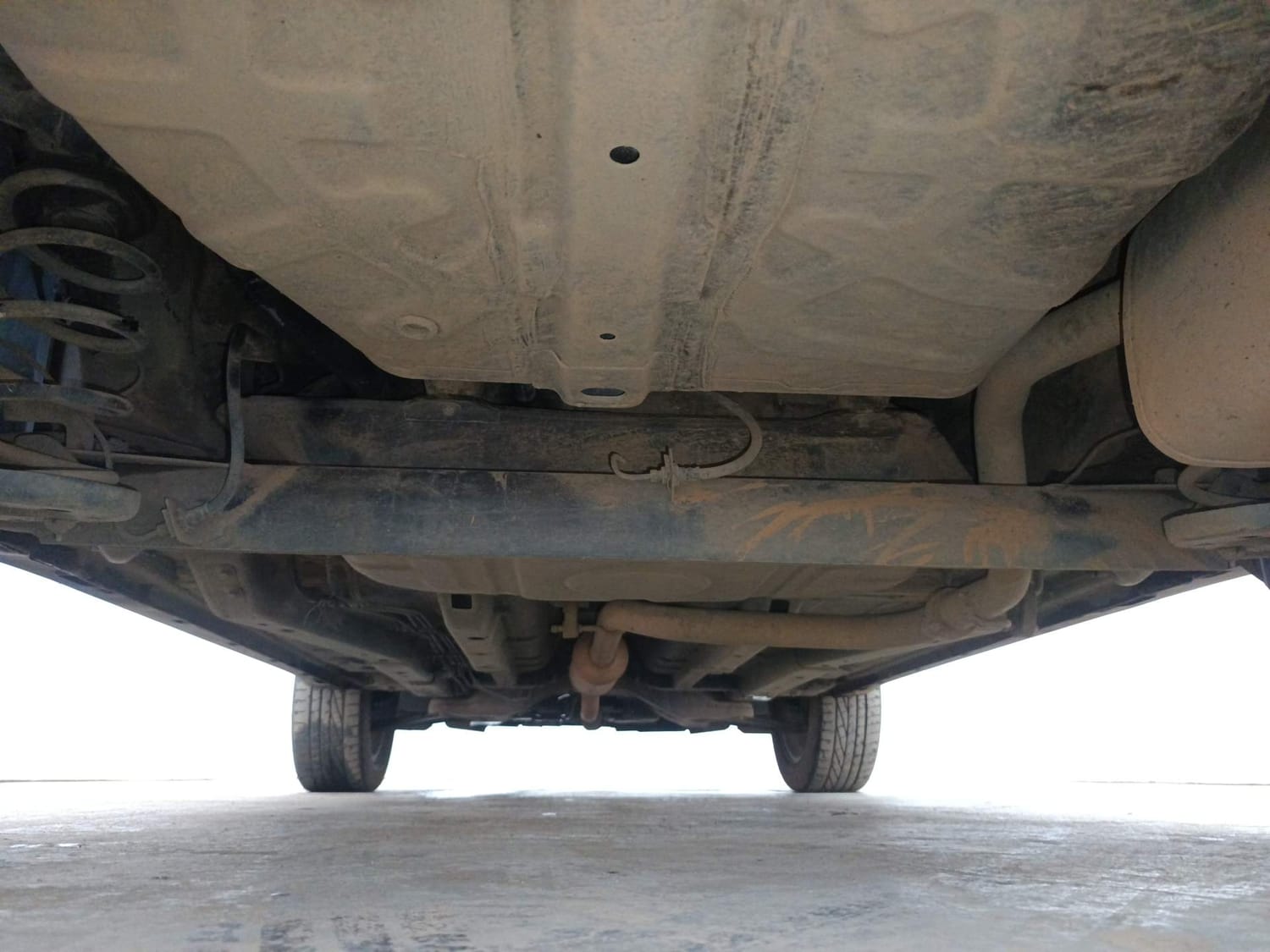 Used 2021 Tata Nexon XZ Plus Petrol Manual extra REAR UNDERBODY VIEW (TAKEN FROM REAR)