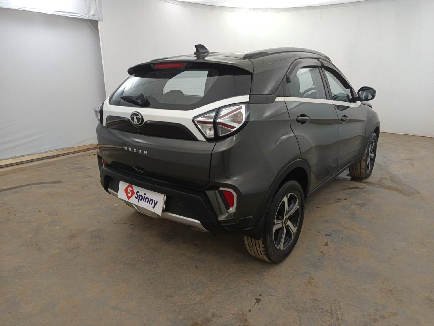 Used 2021 Tata Nexon XZ Plus Petrol Manual exterior RIGHT REAR CORNER VIEW