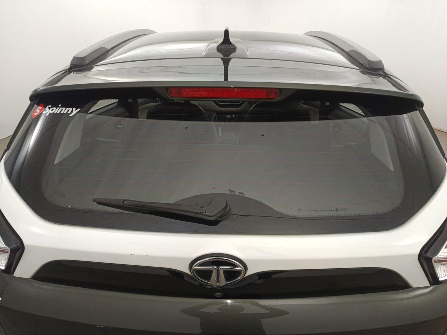 Used 2021 Tata Nexon XZ Plus Petrol Manual exterior BACK WINDSHIELD VIEW